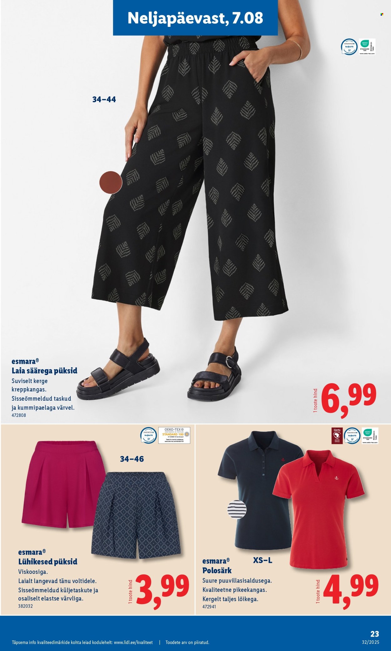 lidl - Lidl kliendileht - Tööstuskaupade pakkumised (4.08 - 10.08.2025) - page: 23