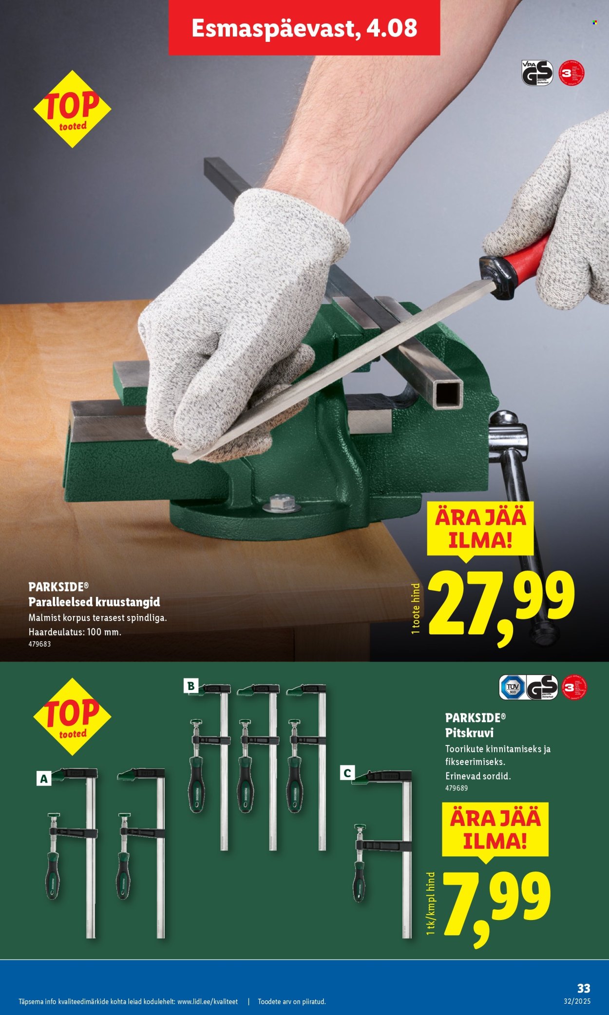 lidl - Lidl kliendileht - Kliendileht (4.08 - 10.08.2025) - page: 33