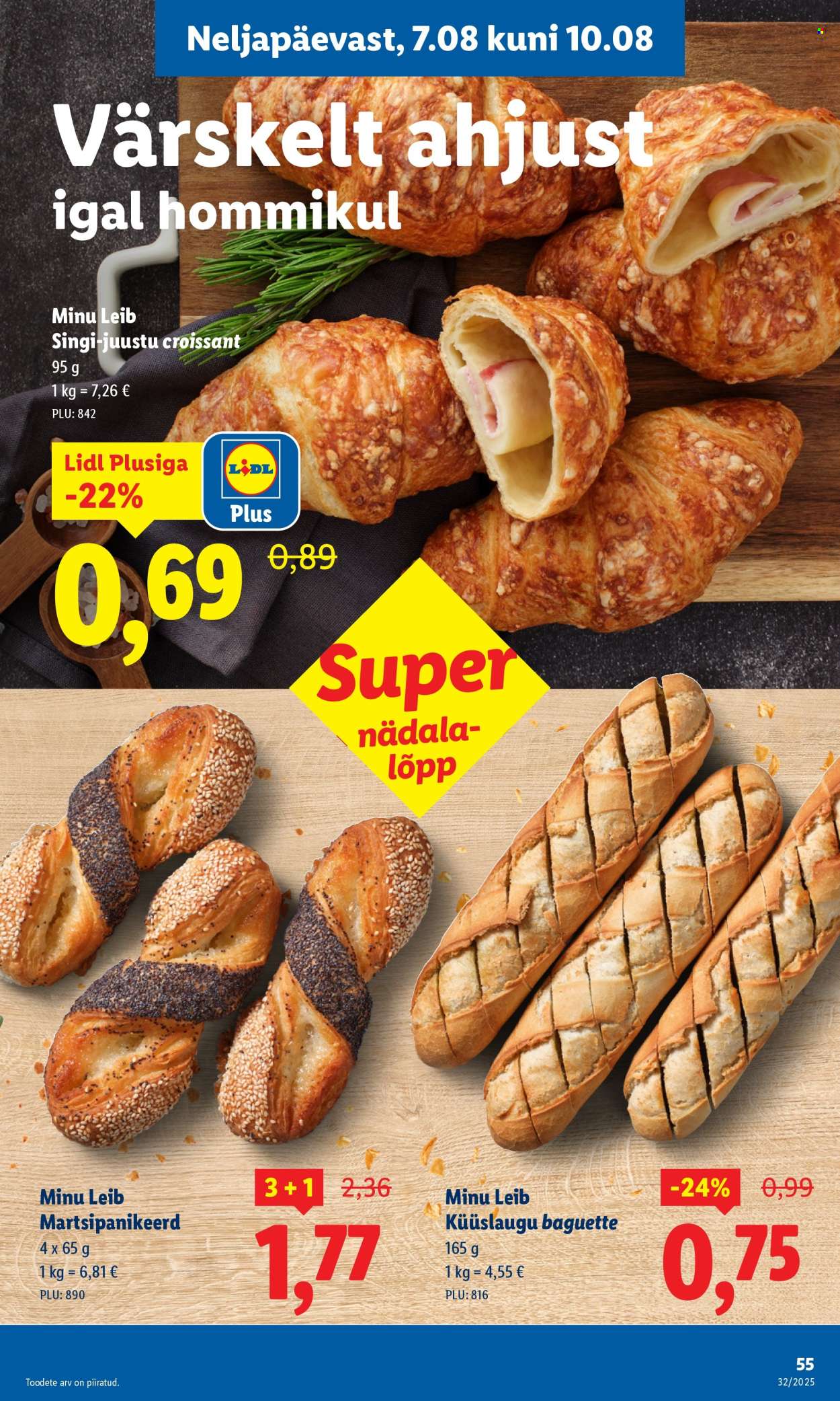 lidl - Lidl kliendileht - Kliendileht (4.08 - 10.08.2025) - page: 55