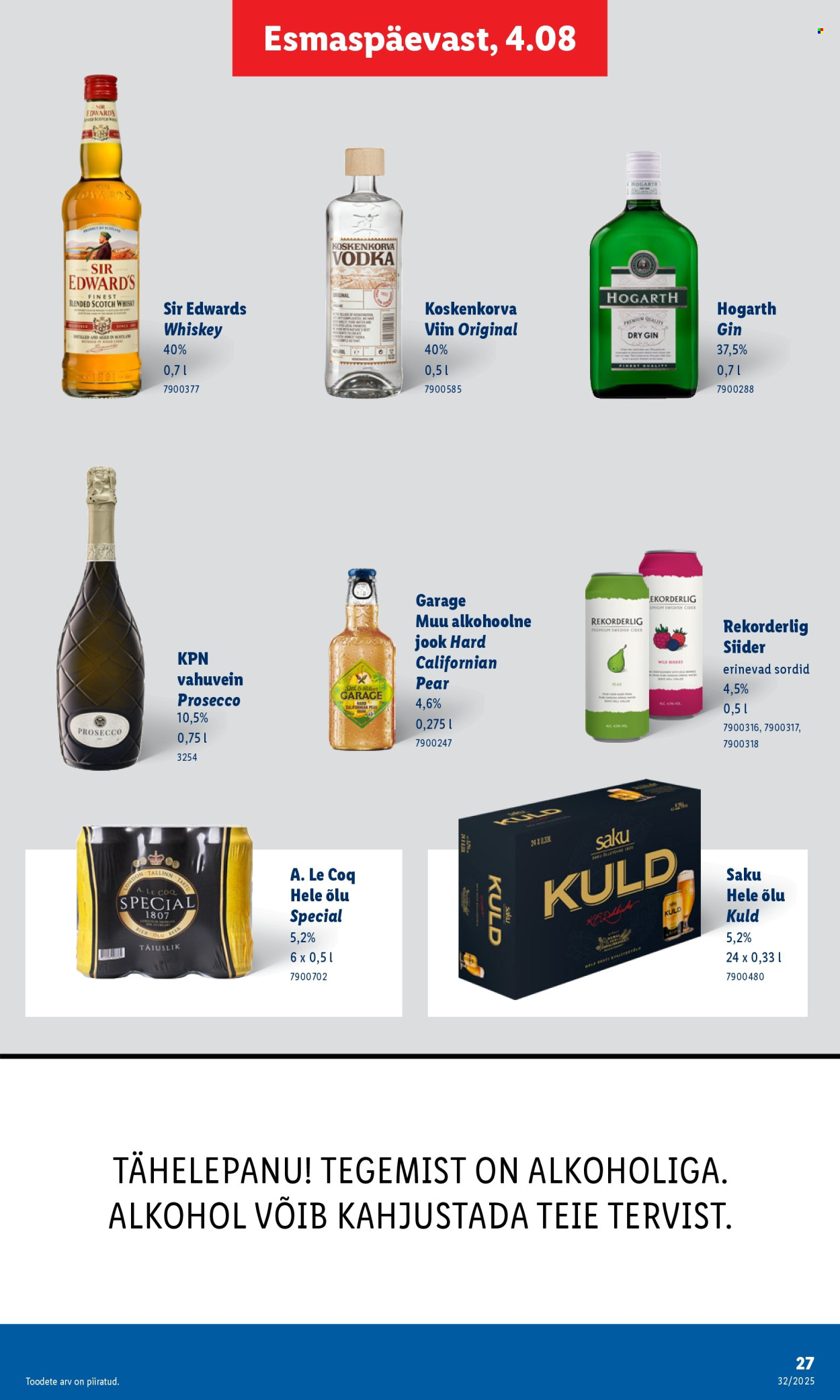 lidl - Lidl kliendileht - Kliendileht (4.08 - 10.08.2025) - page: 27