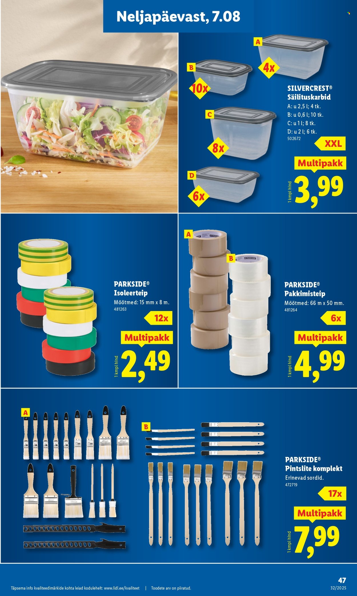 lidl - Lidl kliendileht - Kliendileht (4.08 - 10.08.2025) - page: 47