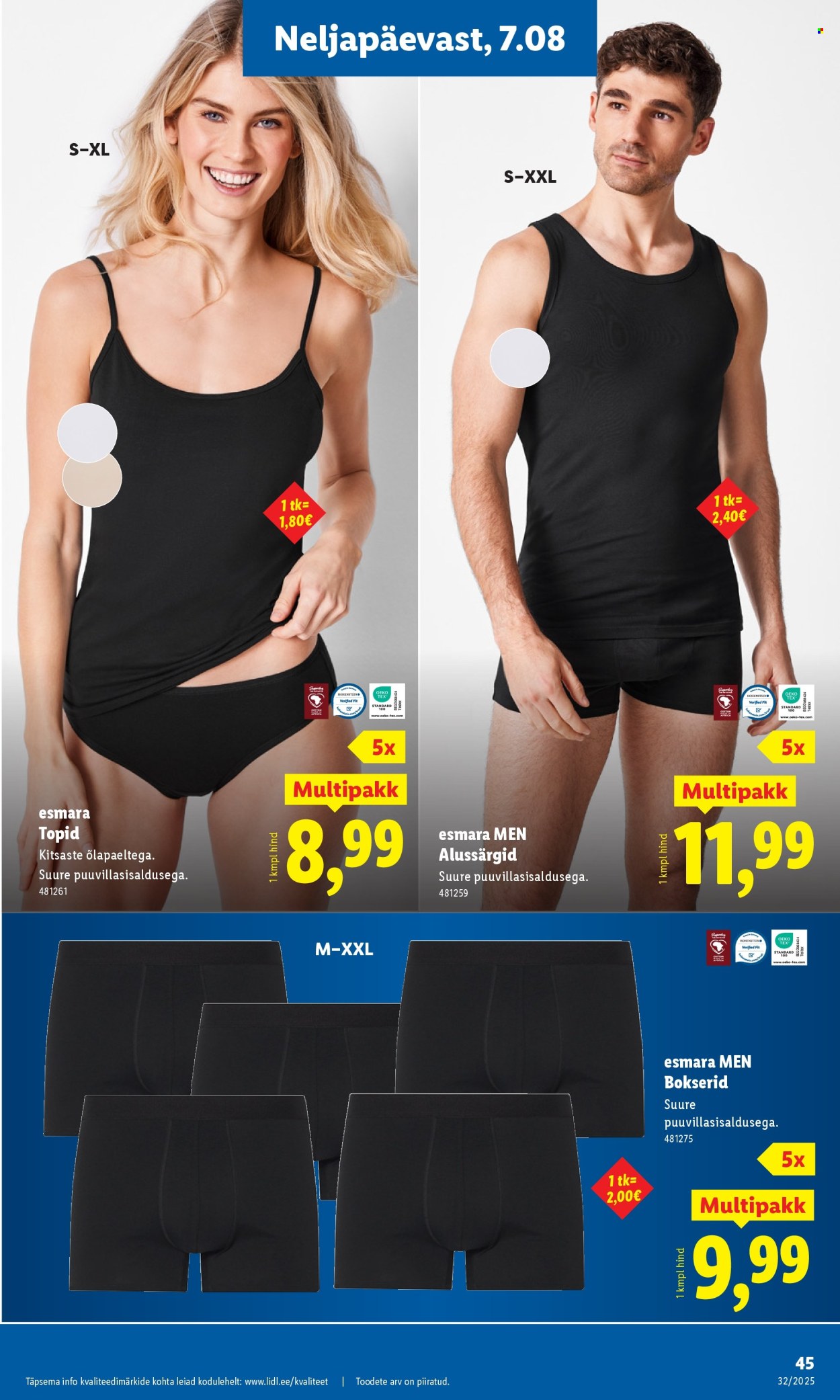 lidl - Lidl kliendileht - Kliendileht (4.08 - 10.08.2025) - page: 45