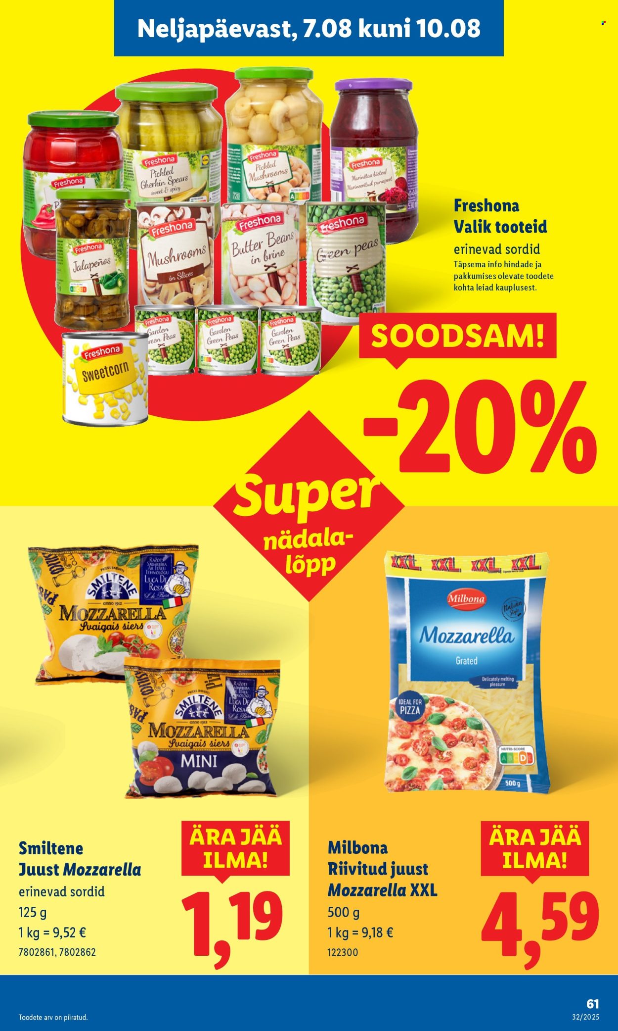lidl - Lidl kliendileht - Kliendileht (4.08 - 10.08.2025) - page: 61