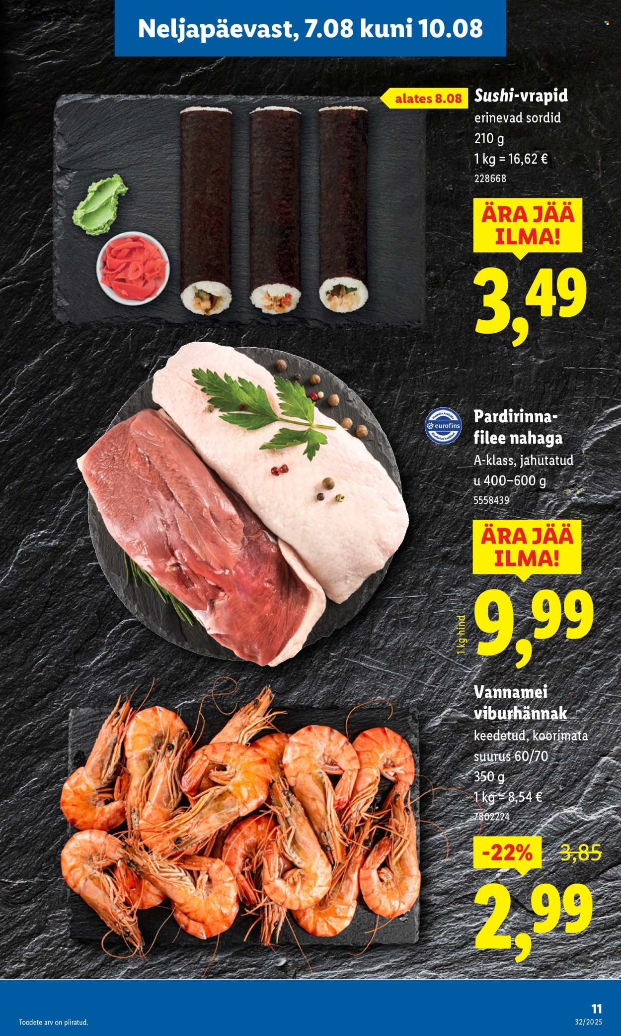 lidl - Lidl kliendileht - Nädalalõpu pakkumised (7.08 - 10.08.2025) - page: 11 lidl - Lidl kliendileht - Nädalalõpu pakkumised (7.08 - 10.08.2025) - page: 11