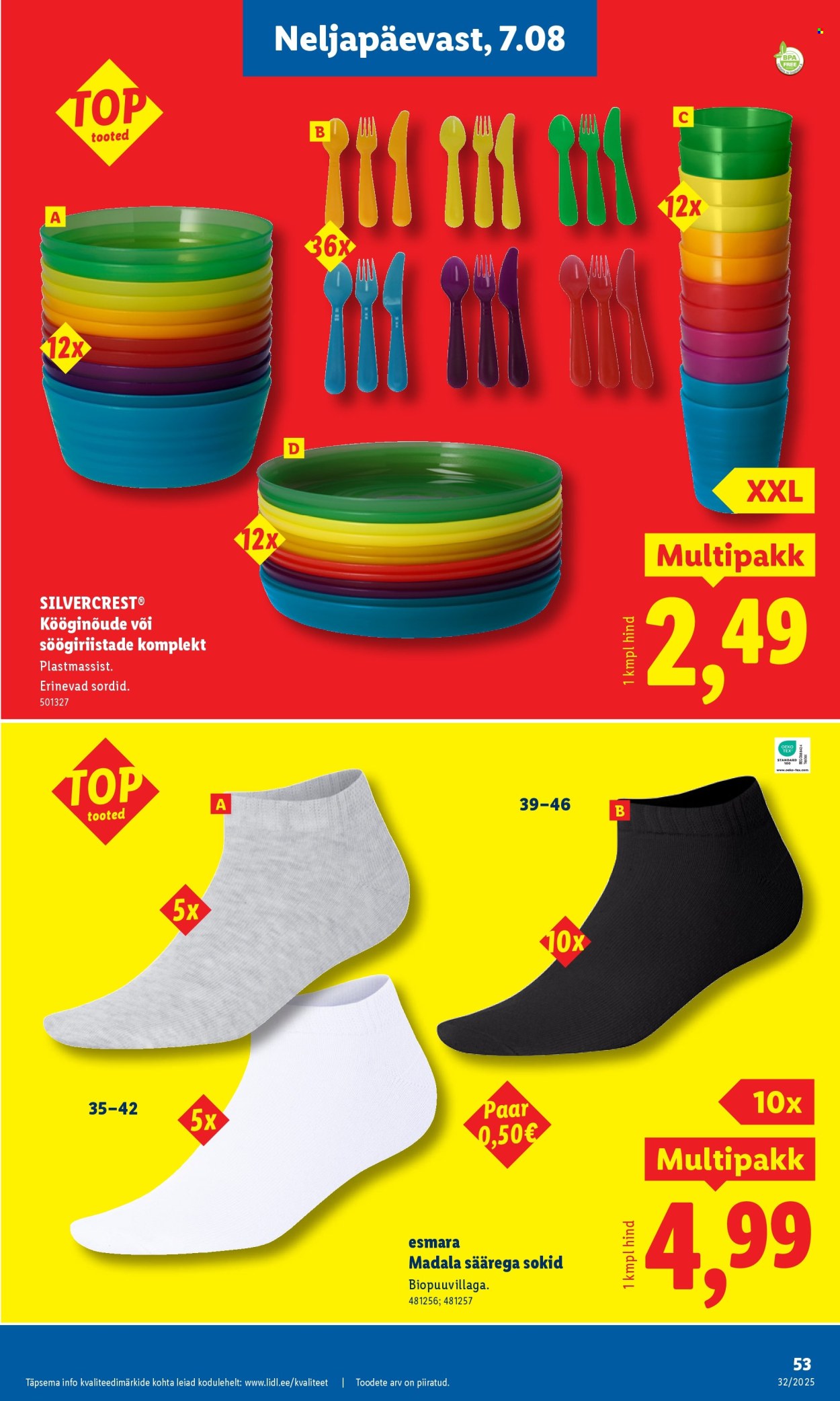 lidl - Lidl kliendileht - Nädalalõpu pakkumised (7.08 - 10.08.2025) - page: 53 lidl - Lidl kliendileht - Nädalalõpu pakkumised (7.08 - 10.08.2025) - page: 53