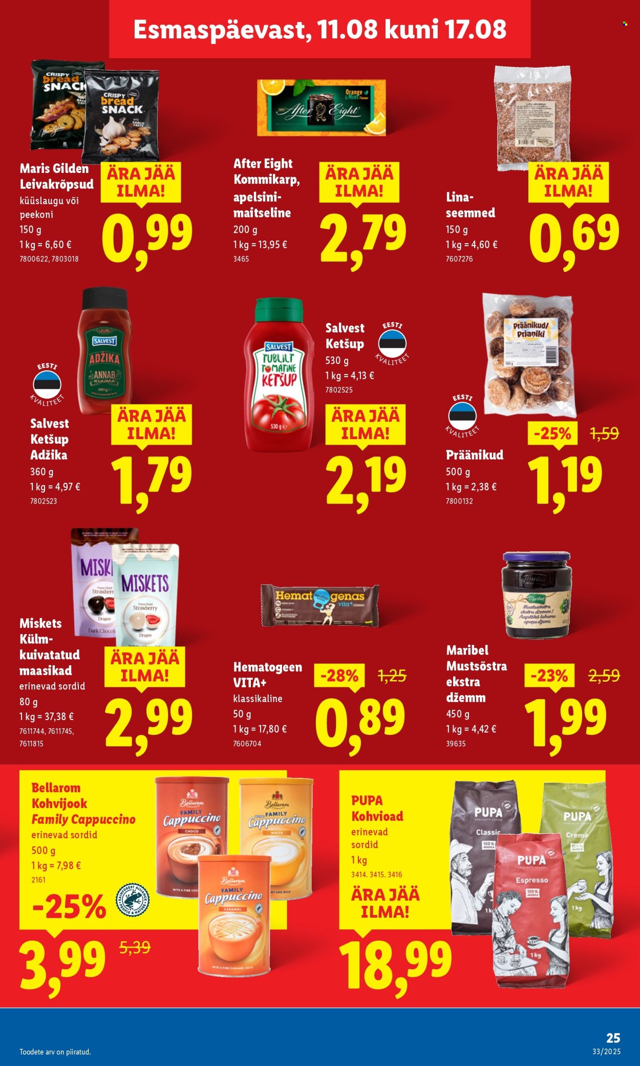 lidl - Lidl kliendileht - Kliendileht (11.08 - 17.08.2025) - page: 25 lidl - Lidl kliendileht - Kliendileht (11.08 - 17.08.2025) - page: 25