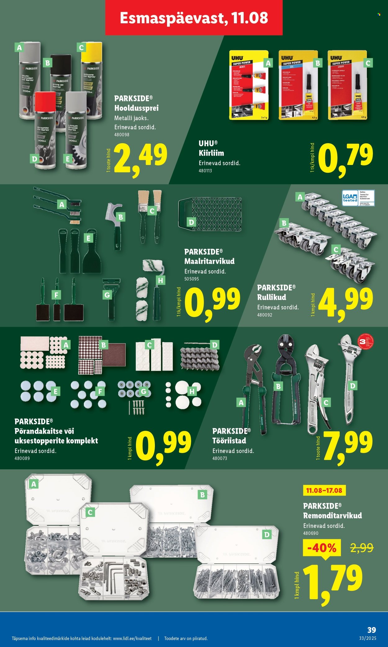 lidl - Lidl kliendileht - Kliendileht (11.08 - 17.08.2025) - page: 39 lidl - Lidl kliendileht - Kliendileht (11.08 - 17.08.2025) - page: 39