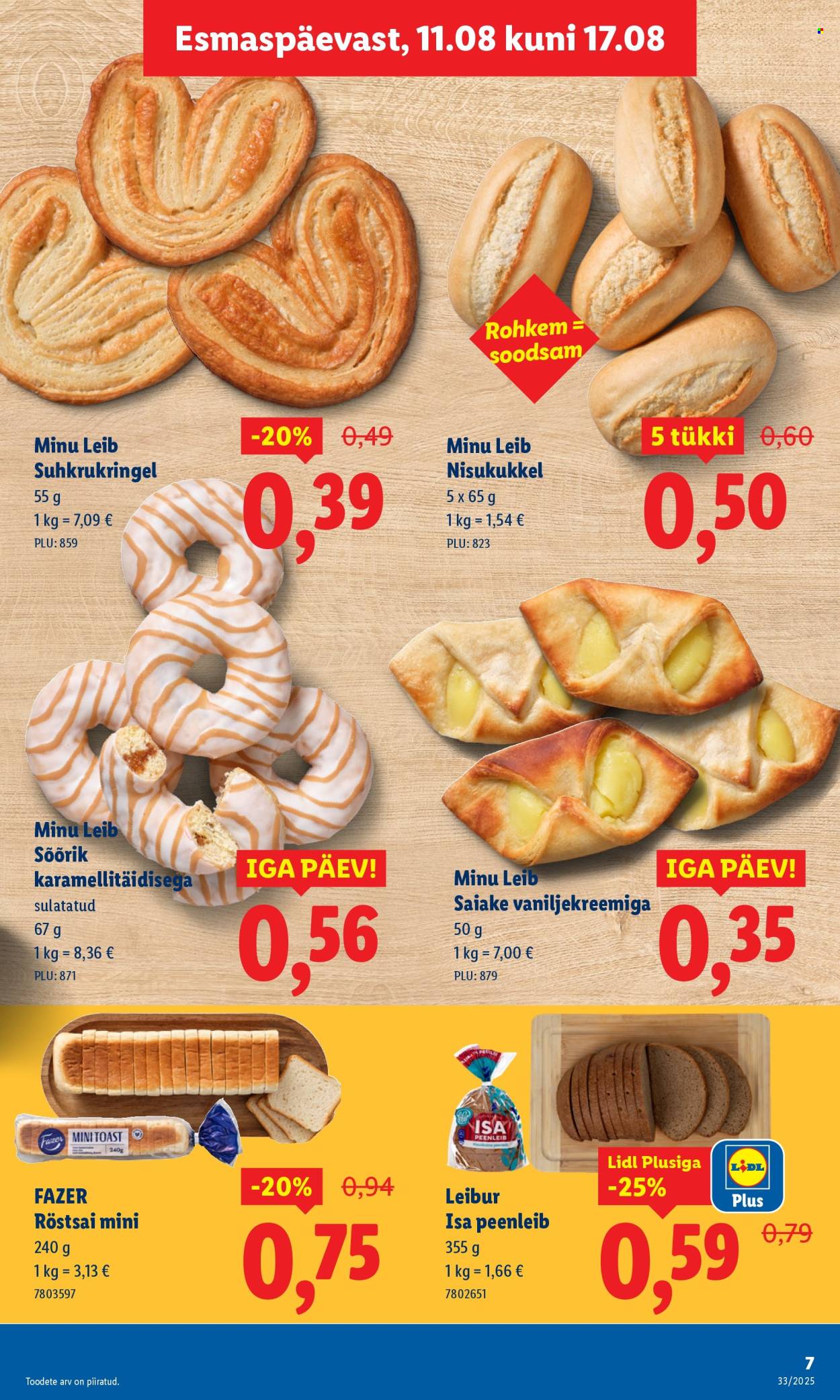 lidl - Lidl kliendileht - Kliendileht (11.08 - 17.08.2025) - page: 7 lidl - Lidl kliendileht - Kliendileht (11.08 - 17.08.2025) - page: 7