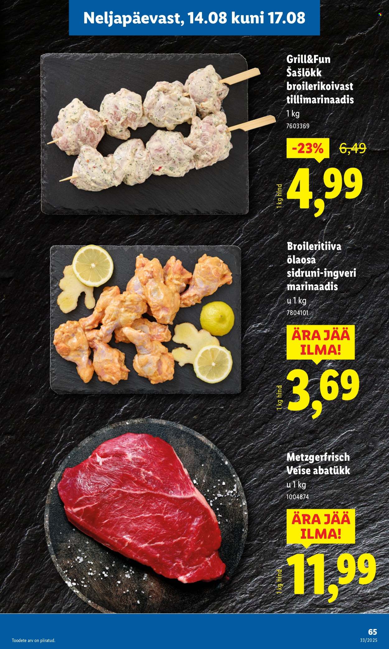 lidl - Lidl kliendileht - Kliendileht (11.08 - 17.08.2025) - page: 65 lidl - Lidl kliendileht - Kliendileht (11.08 - 17.08.2025) - page: 65