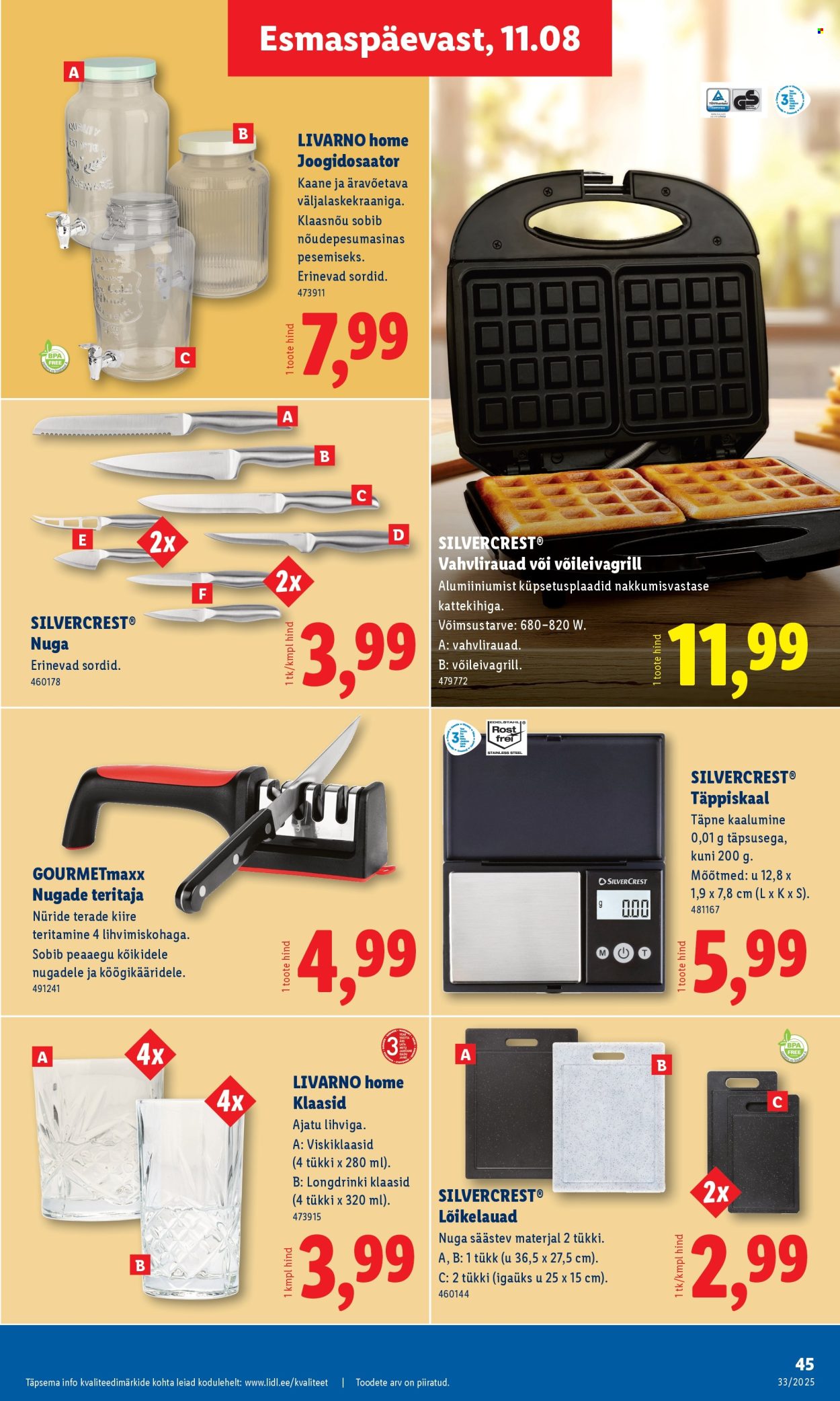lidl - Lidl kliendileht - Kliendileht (11.08 - 17.08.2025) - page: 45 lidl - Lidl kliendileht - Kliendileht (11.08 - 17.08.2025) - page: 45