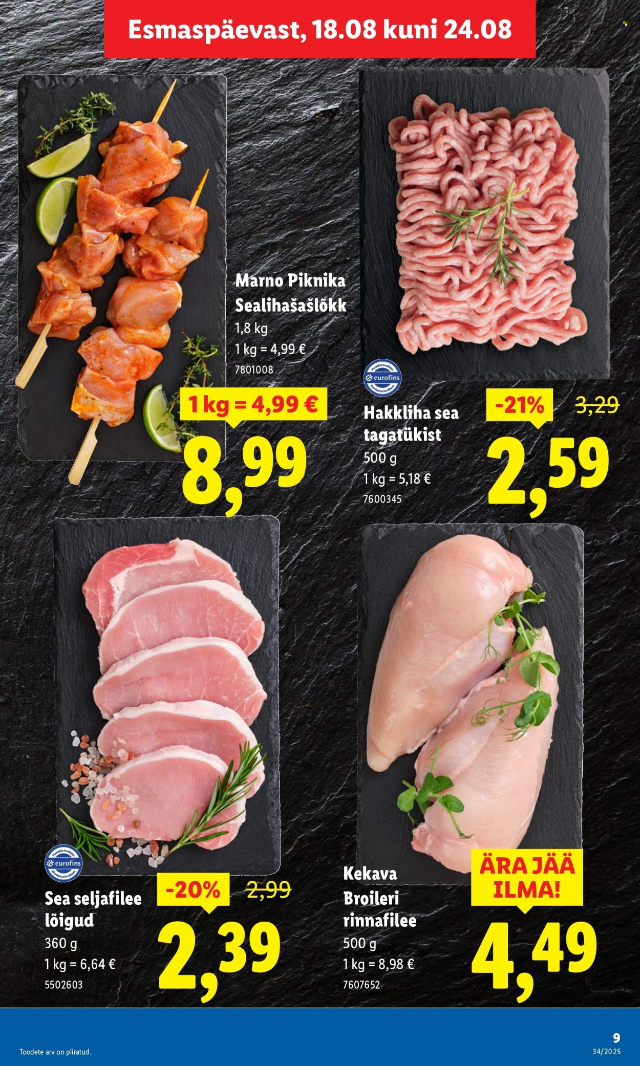 lidl - Lidl kliendileht - Kliendileht (18.08 - 24.08.2025) - page: 9 lidl - Lidl kliendileht - Kliendileht (18.08 - 24.08.2025) - page: 9