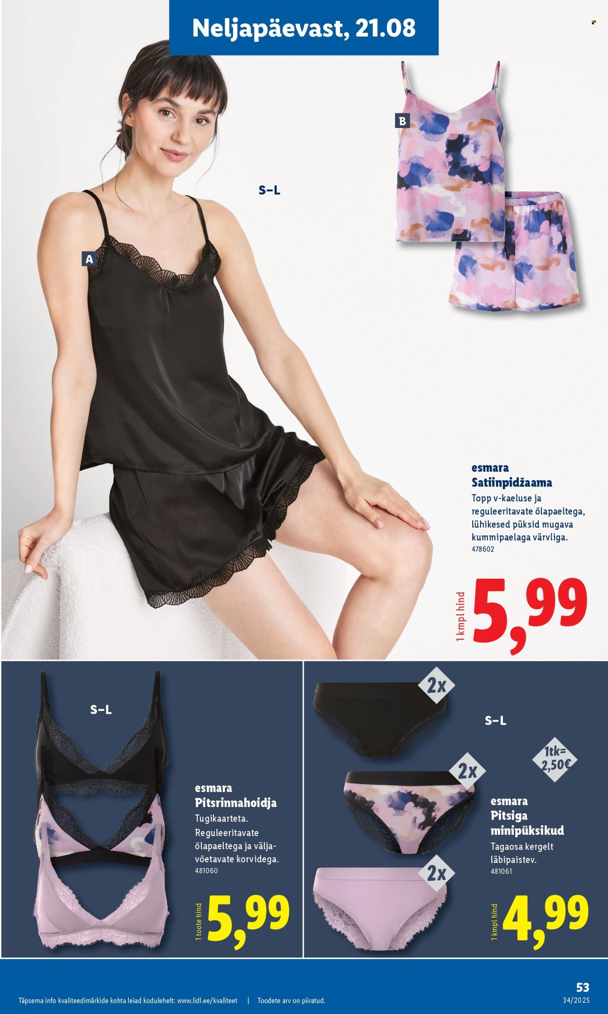 lidl - Lidl kliendileht - Kliendileht (18.08 - 24.08.2025) - page: 53 lidl - Lidl kliendileht - Kliendileht (18.08 - 24.08.2025) - page: 53