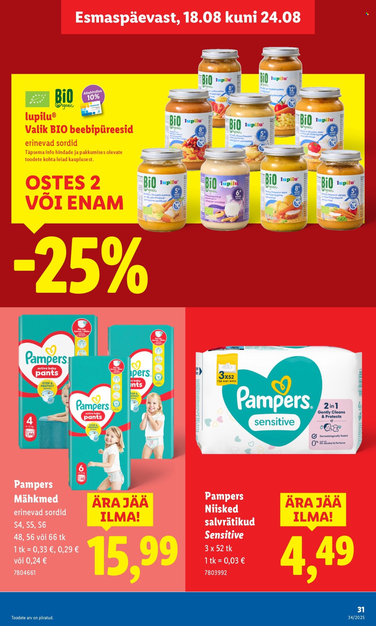 lidl - Lidl kliendileht - Kliendileht (18.08 - 24.08.2025) - page: 31 lidl - Lidl kliendileht - Kliendileht (18.08 - 24.08.2025) - page: 31