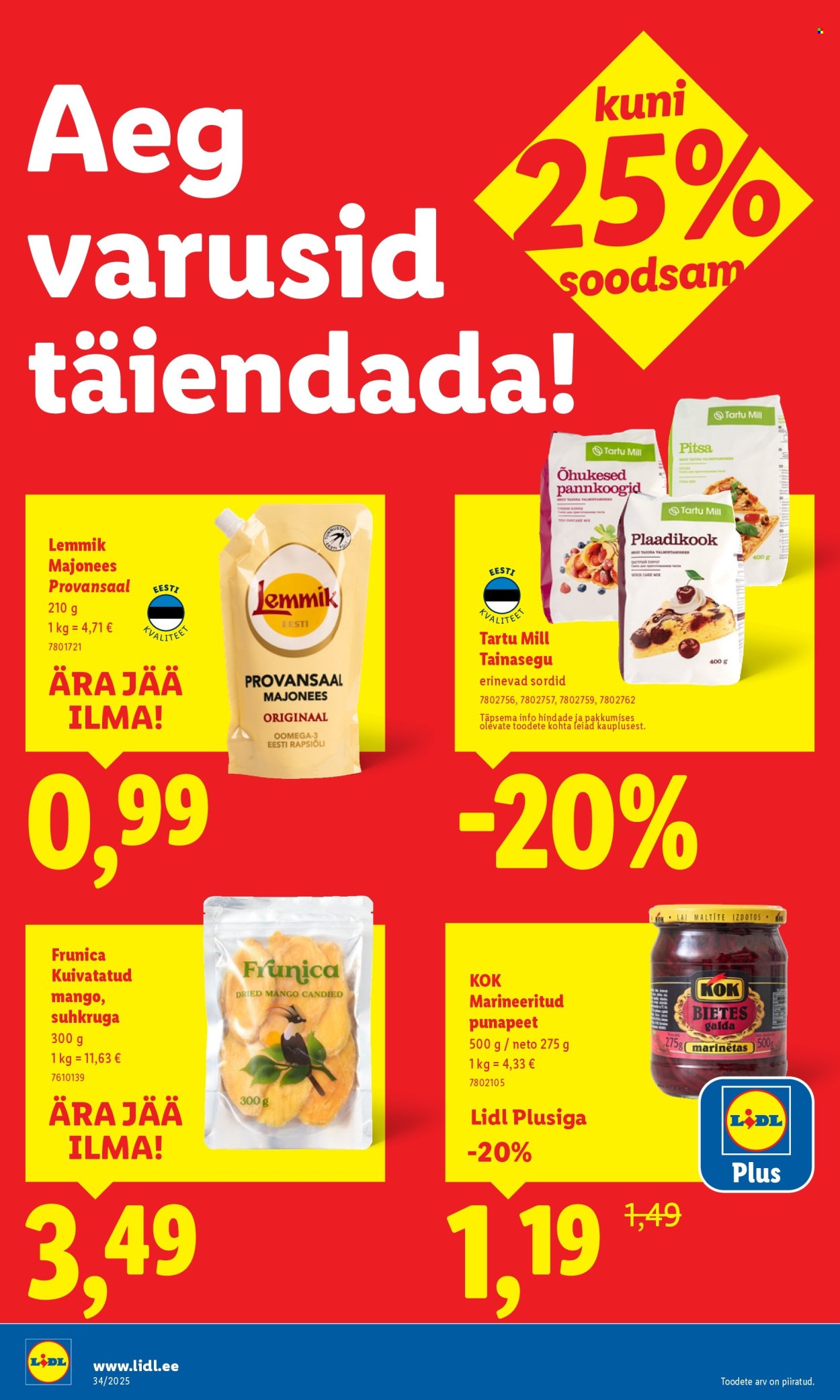 lidl - Lidl kliendileht - Kliendileht (18.08 - 24.08.2025) - page: 26 lidl - Lidl kliendileht - Kliendileht (18.08 - 24.08.2025) - page: 26