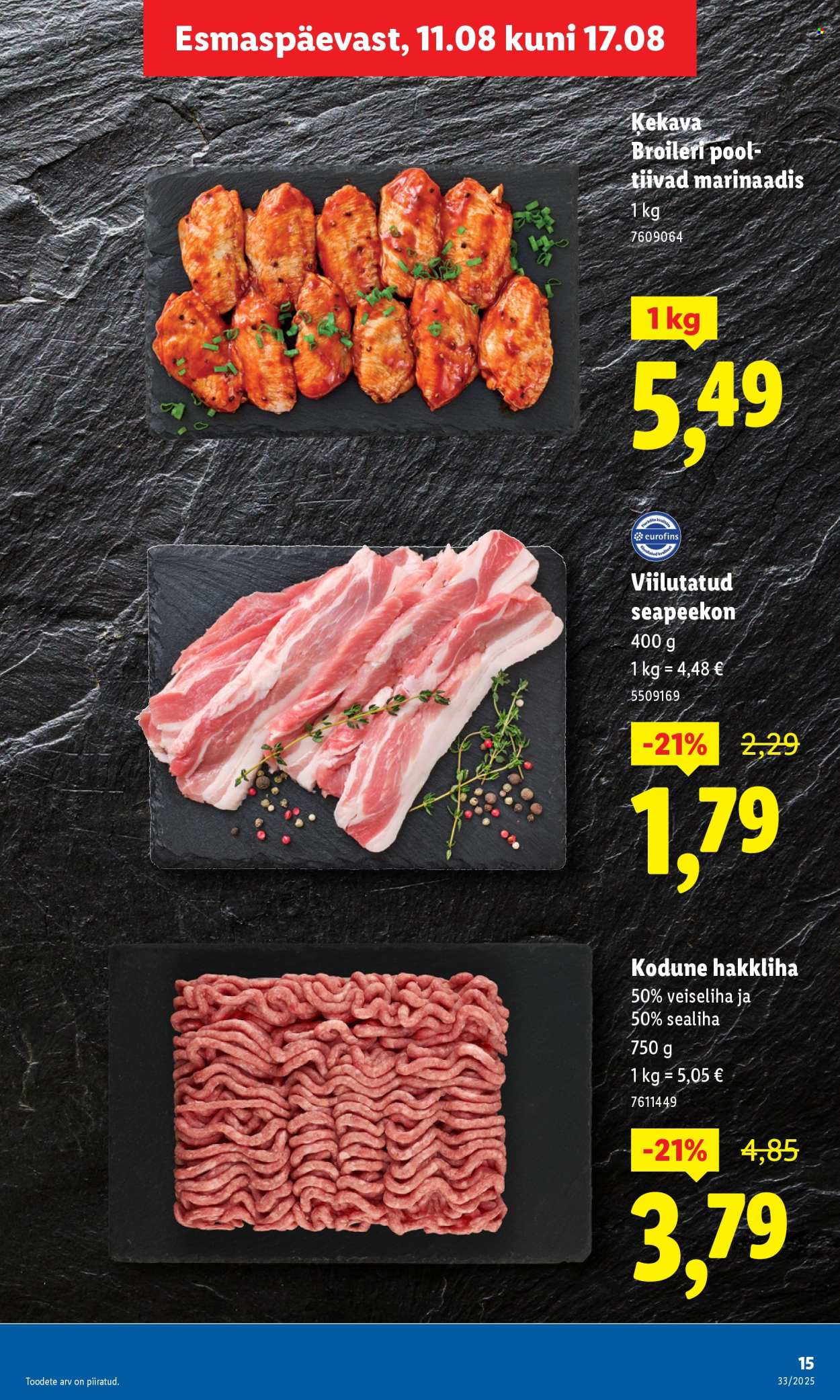 lidl - Lidl kliendileht - Kliendileht (14.08 - 17.08.2025) - page: 15 lidl - Lidl kliendileht - Kliendileht (14.08 - 17.08.2025) - page: 15