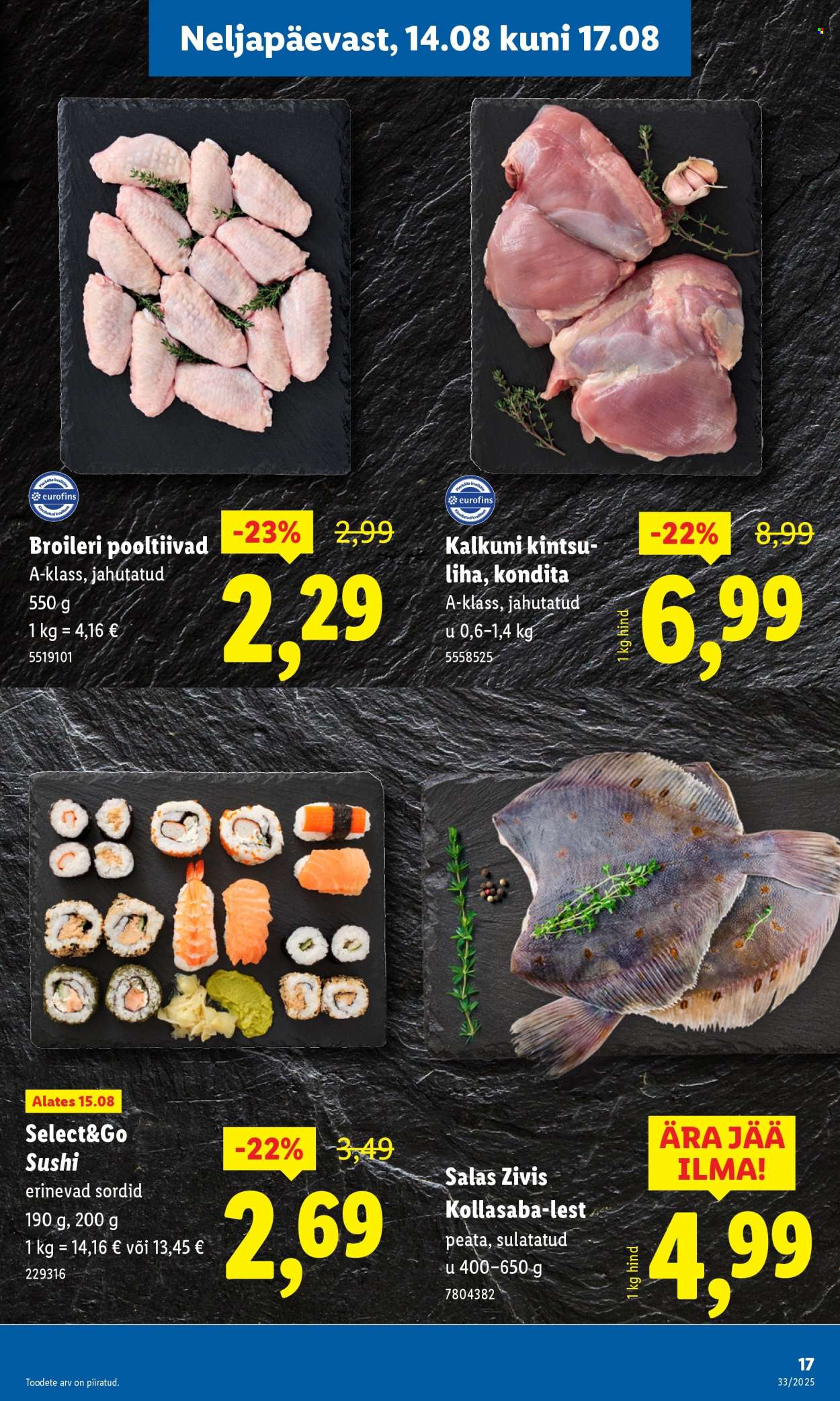 lidl - Lidl kliendileht - Kliendileht (14.08 - 17.08.2025) - page: 17 lidl - Lidl kliendileht - Kliendileht (14.08 - 17.08.2025) - page: 17
