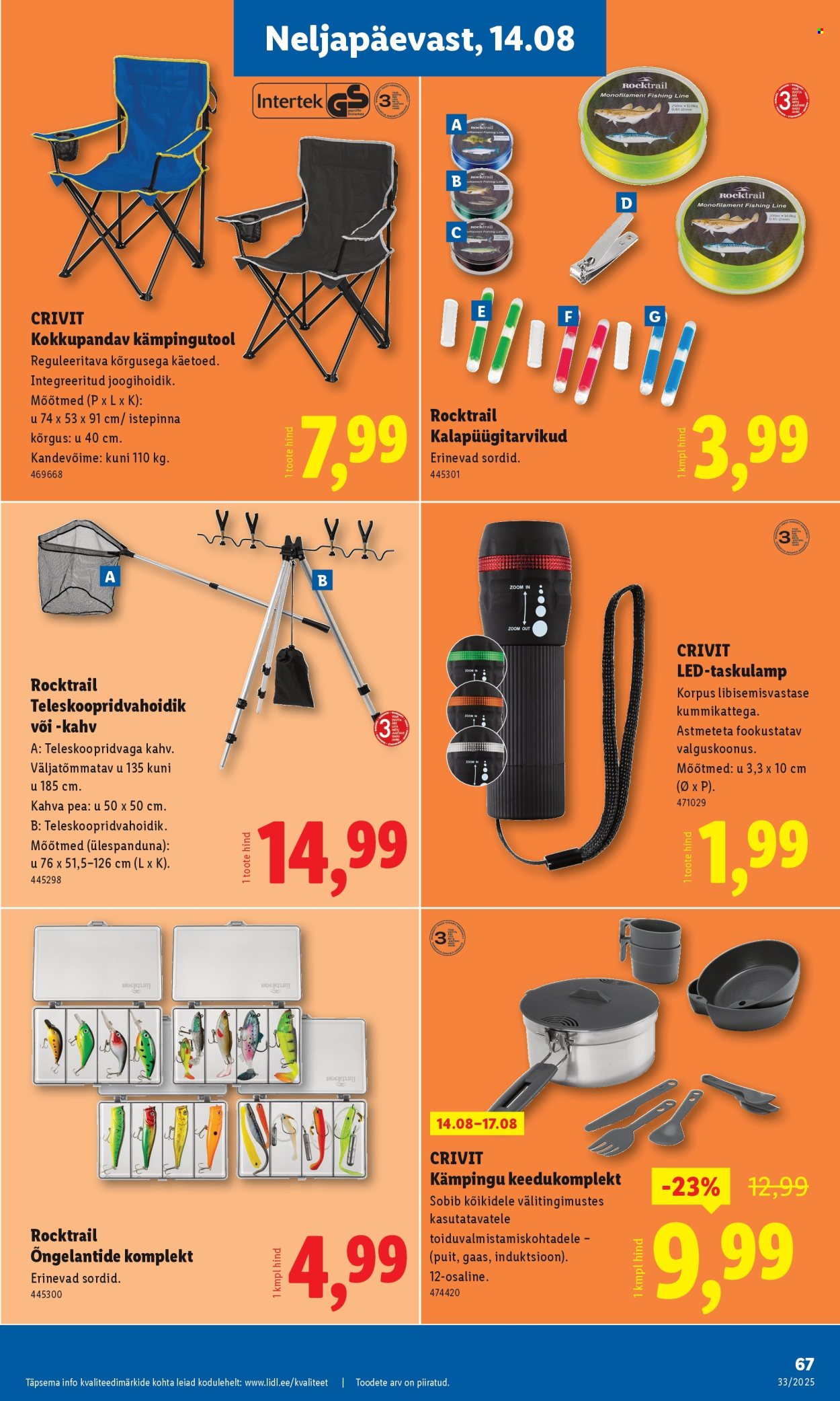 lidl - Lidl kliendileht - Kliendileht (14.08 - 17.08.2025) - page: 67 lidl - Lidl kliendileht - Kliendileht (14.08 - 17.08.2025) - page: 67