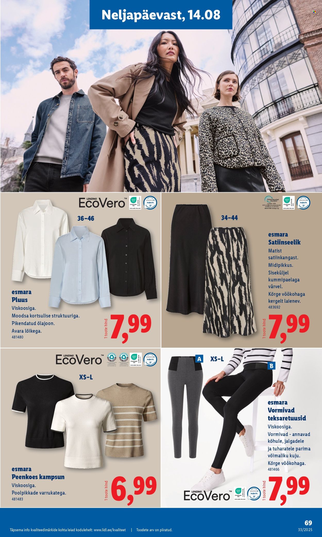 lidl - Lidl kliendileht - Kliendileht (14.08 - 17.08.2025) - page: 69 lidl - Lidl kliendileht - Kliendileht (14.08 - 17.08.2025) - page: 69
