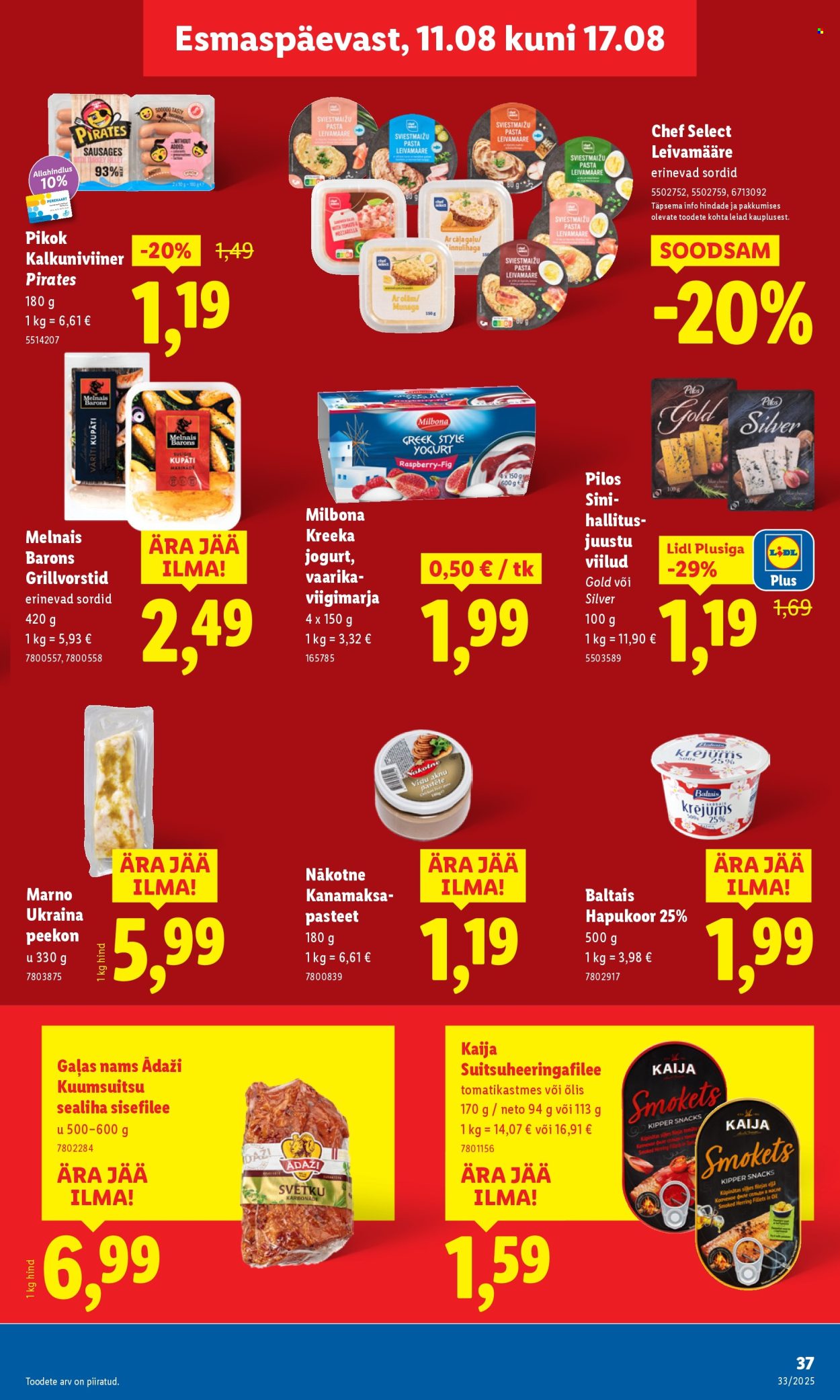 lidl - Lidl kliendileht - Kliendileht (14.08 - 17.08.2025) - page: 37 lidl - Lidl kliendileht - Kliendileht (14.08 - 17.08.2025) - page: 37