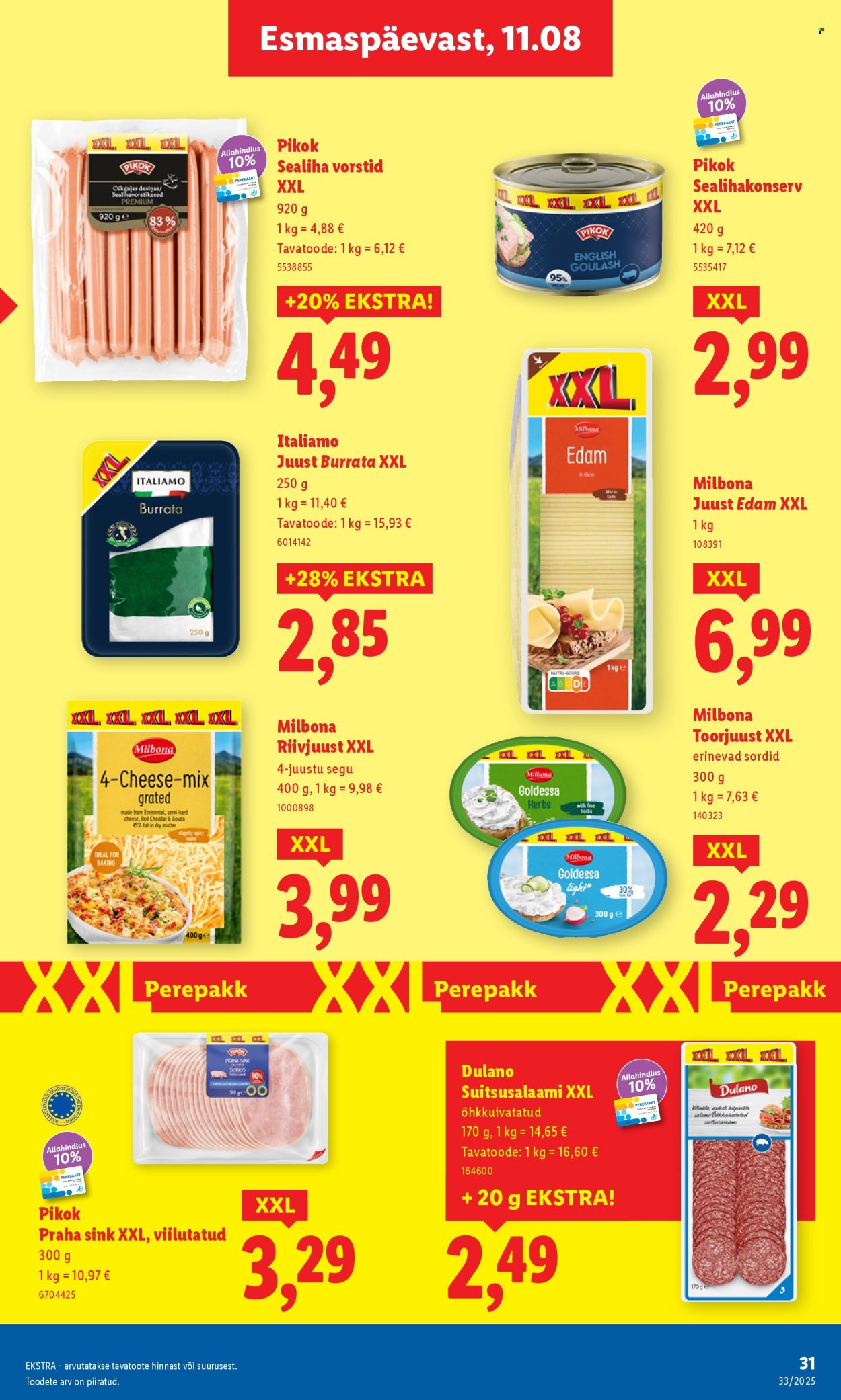 lidl - Lidl kliendileht - Kliendileht (14.08 - 17.08.2025) - page: 31 lidl - Lidl kliendileht - Kliendileht (14.08 - 17.08.2025) - page: 31