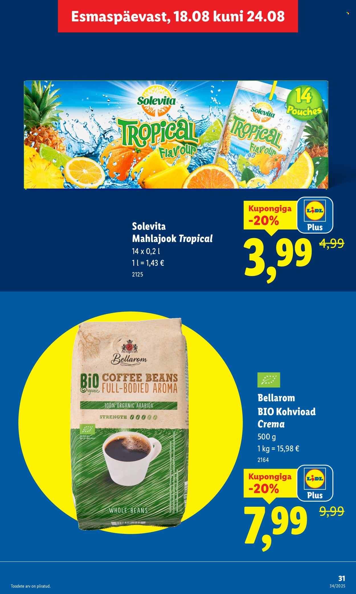 lidl - Lidl kliendileht - Nädalalõpu pakkumised (21.08 - 24.08.2025) - page: 31 lidl - Lidl kliendileht - Nädalalõpu pakkumised (21.08 - 24.08.2025) - page: 31