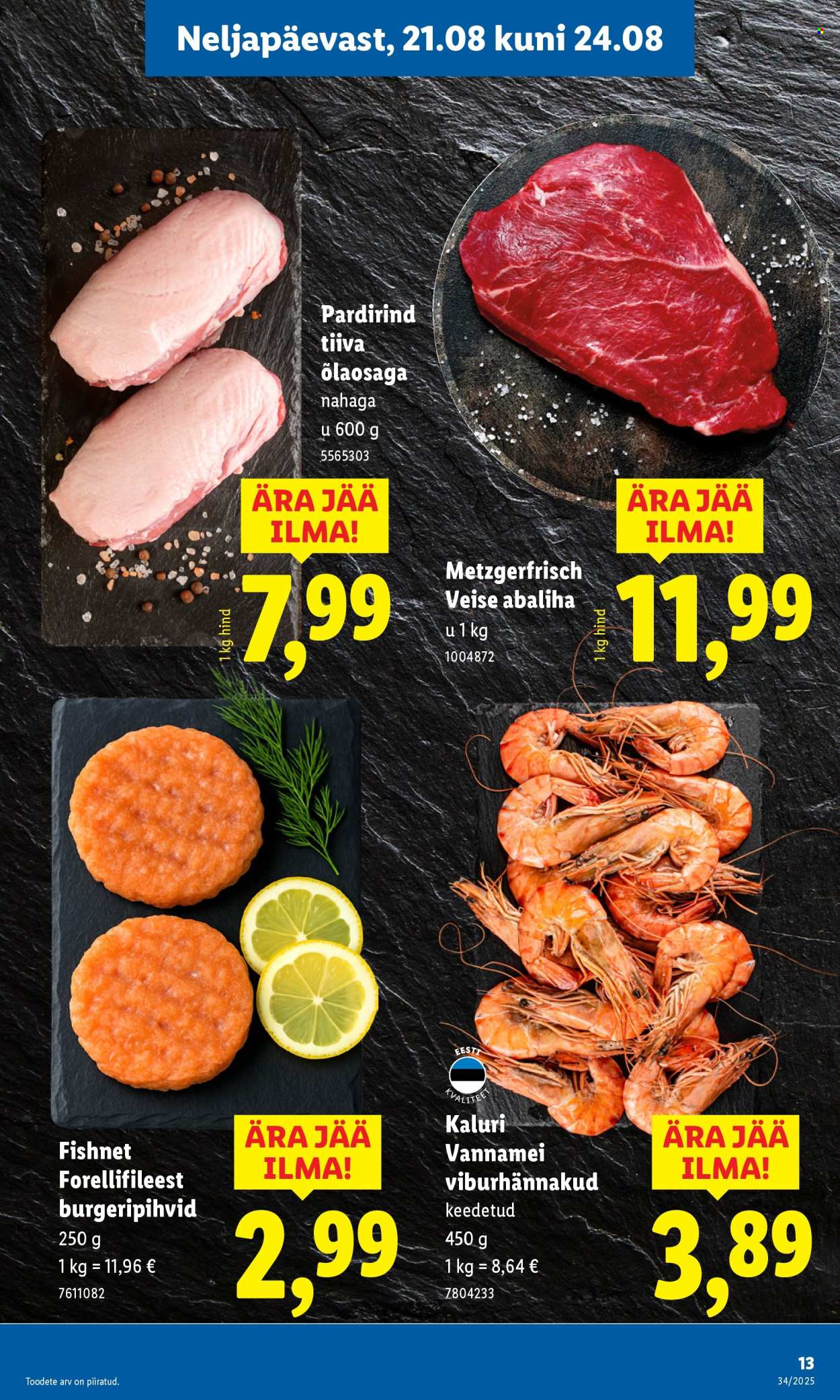 lidl - Lidl kliendileht - Nädalalõpu pakkumised (21.08 - 24.08.2025) - page: 13 lidl - Lidl kliendileht - Nädalalõpu pakkumised (21.08 - 24.08.2025) - page: 13