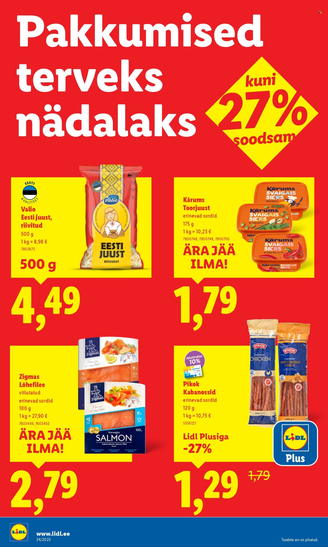 lidl - Lidl kliendileht - Nädalalõpu pakkumised (21.08 - 24.08.2025) - page: 34 lidl - Lidl kliendileht - Nädalalõpu pakkumised (21.08 - 24.08.2025) - page: 34