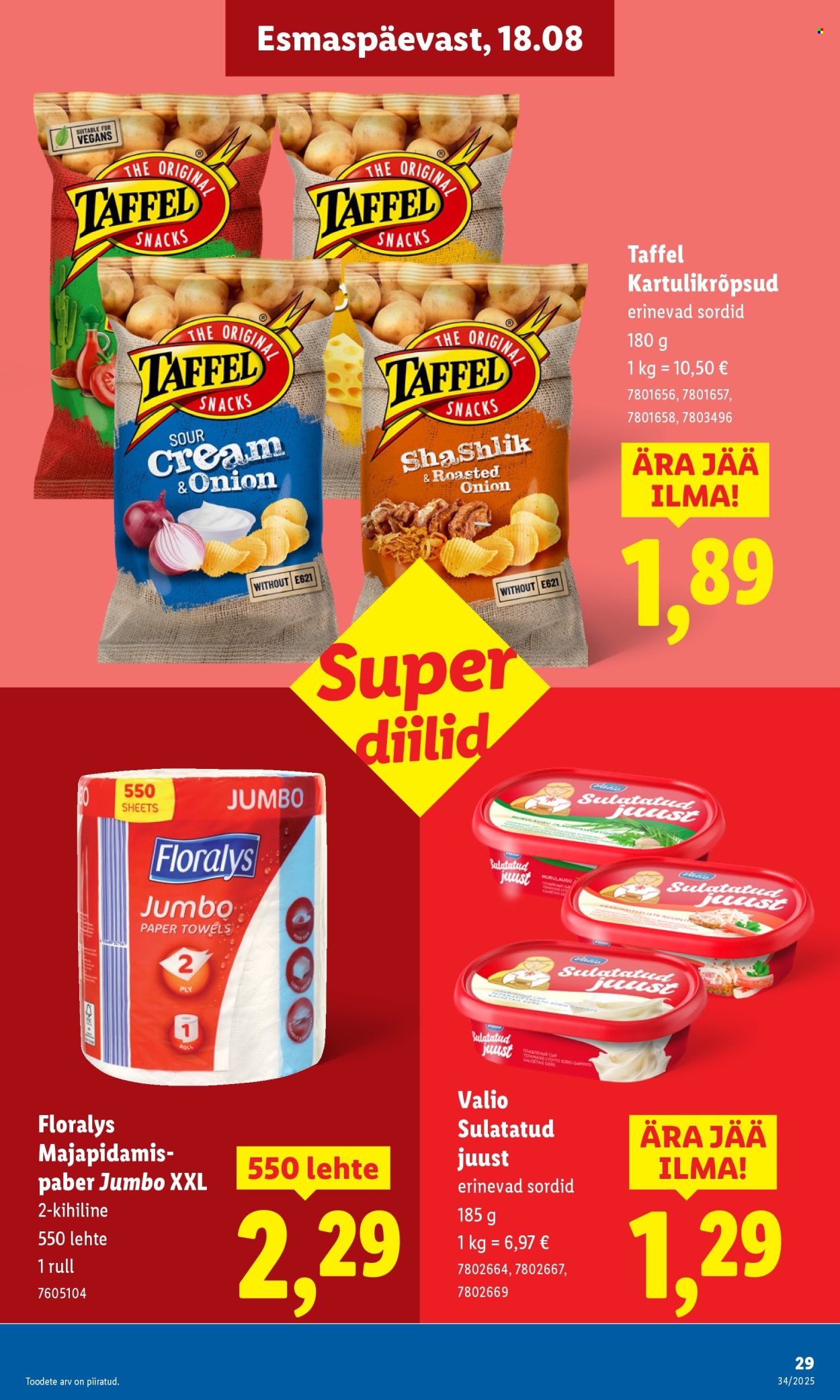 lidl - Lidl kliendileht - Nädalalõpu pakkumised (21.08 - 24.08.2025) - page: 29 lidl - Lidl kliendileht - Nädalalõpu pakkumised (21.08 - 24.08.2025) - page: 29