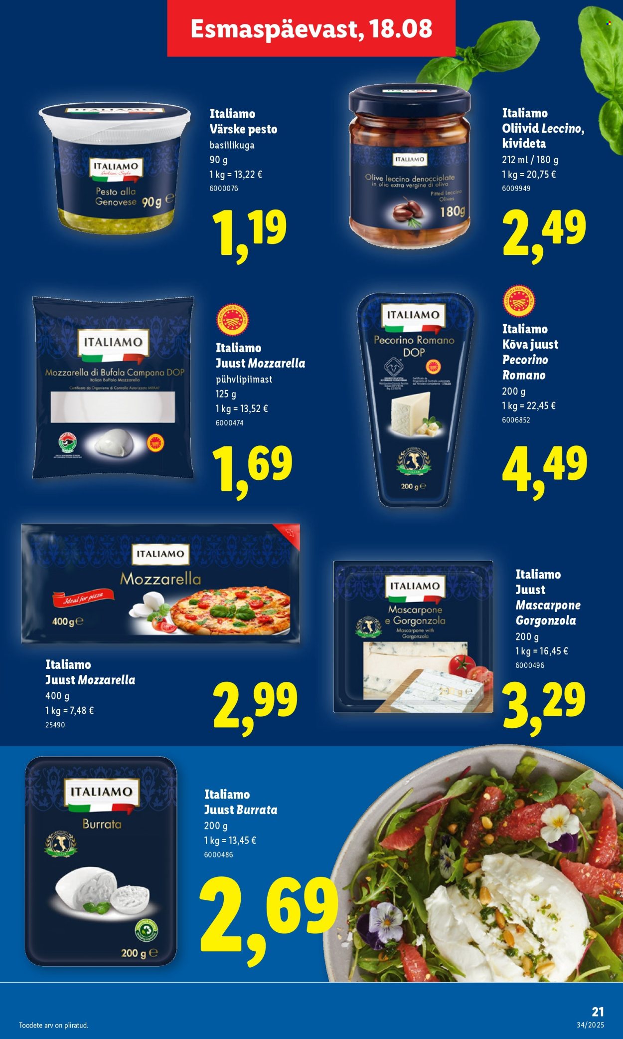 lidl - Lidl kliendileht - Nädalalõpu pakkumised (21.08 - 24.08.2025) - page: 21 lidl - Lidl kliendileht - Nädalalõpu pakkumised (21.08 - 24.08.2025) - page: 21