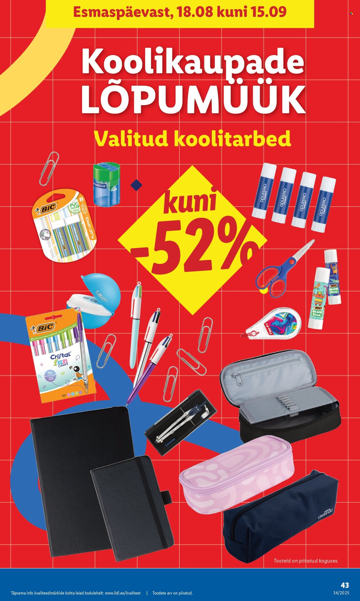 lidl - Lidl kliendileht - Nädalalõpu pakkumised (21.08 - 24.08.2025) - page: 43 lidl - Lidl kliendileht - Nädalalõpu pakkumised (21.08 - 24.08.2025) - page: 43