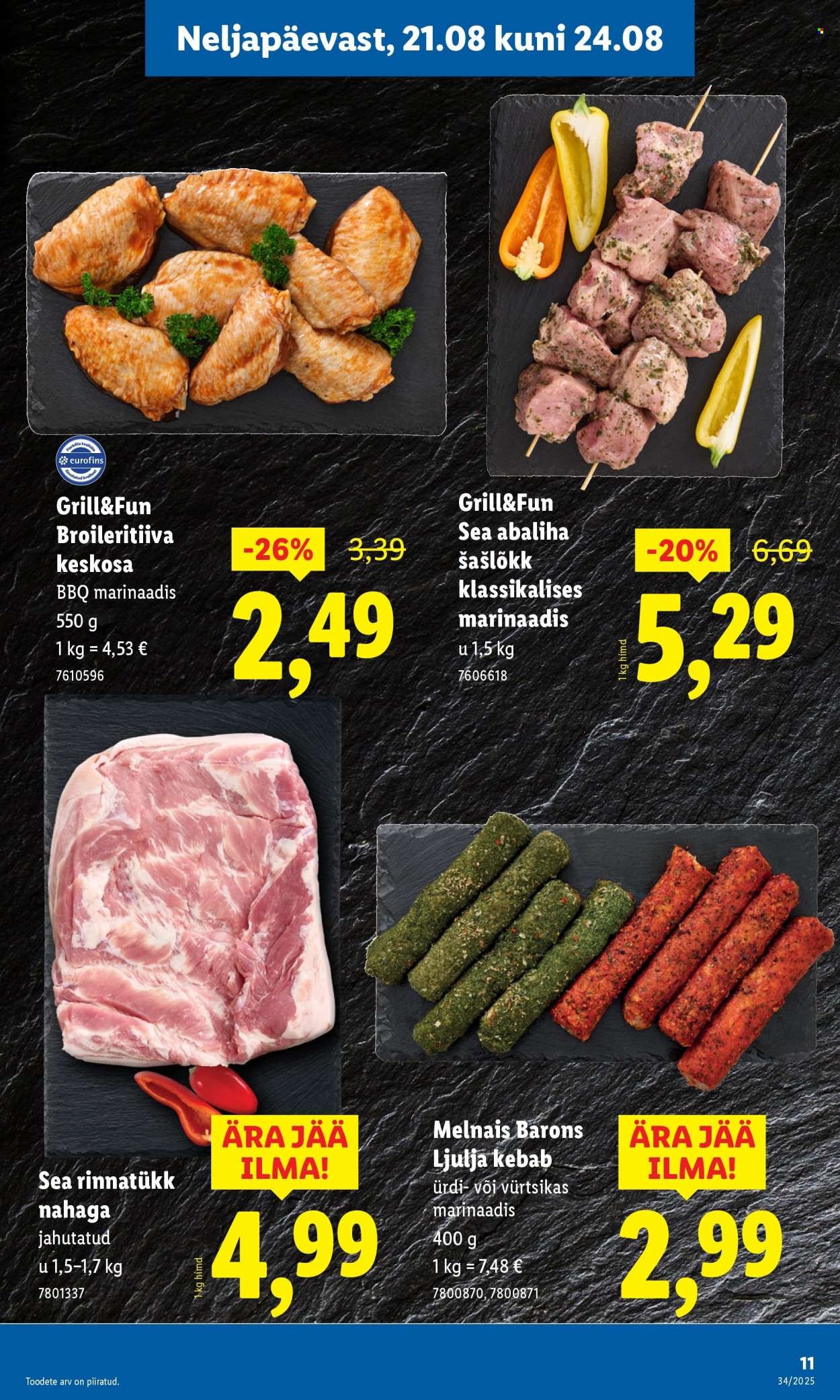 lidl - Lidl kliendileht - Nädalalõpu pakkumised (21.08 - 24.08.2025) - page: 11 lidl - Lidl kliendileht - Nädalalõpu pakkumised (21.08 - 24.08.2025) - page: 11