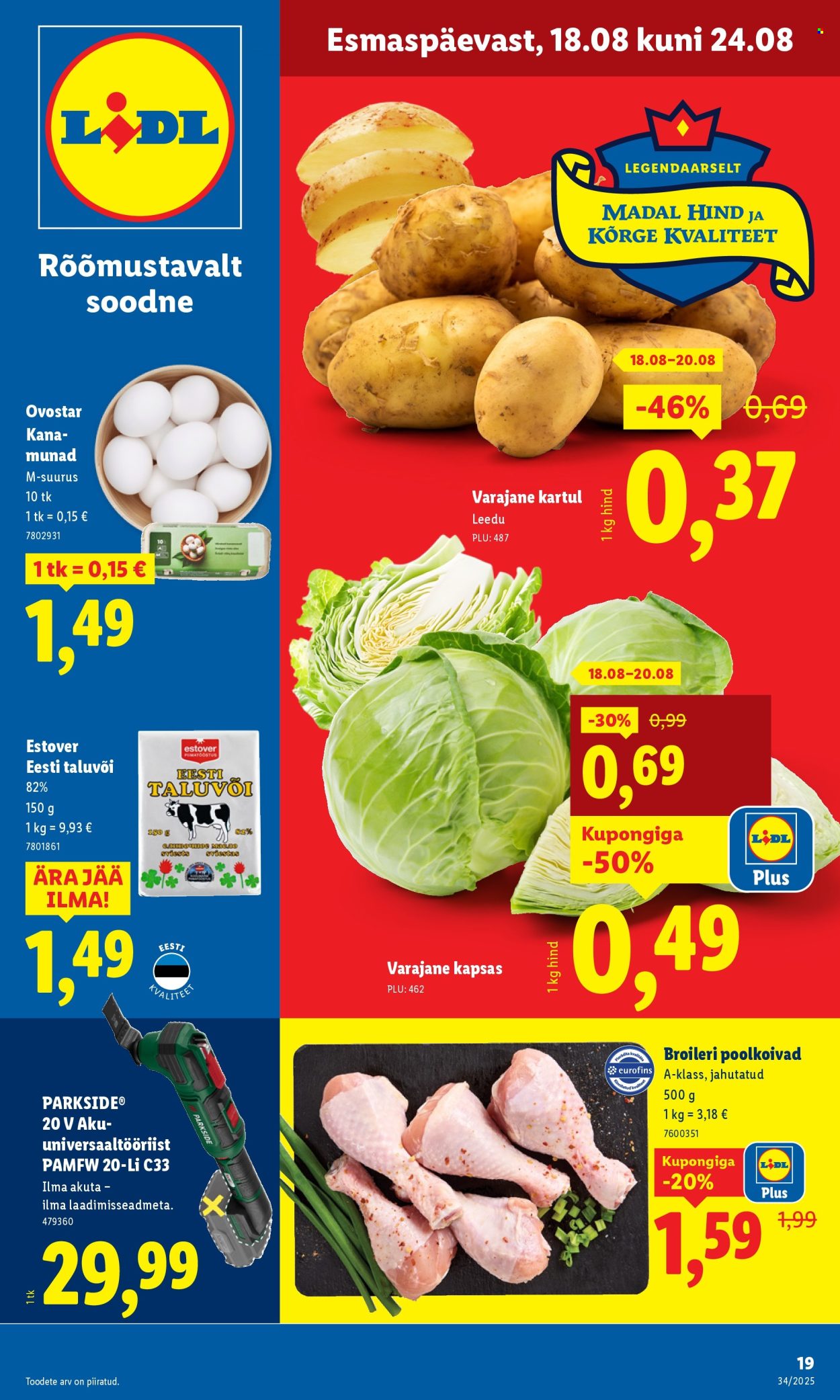 lidl - Lidl kliendileht - Nädalalõpu pakkumised (21.08 - 24.08.2025) - page: 19 lidl - Lidl kliendileht - Nädalalõpu pakkumised (21.08 - 24.08.2025) - page: 19