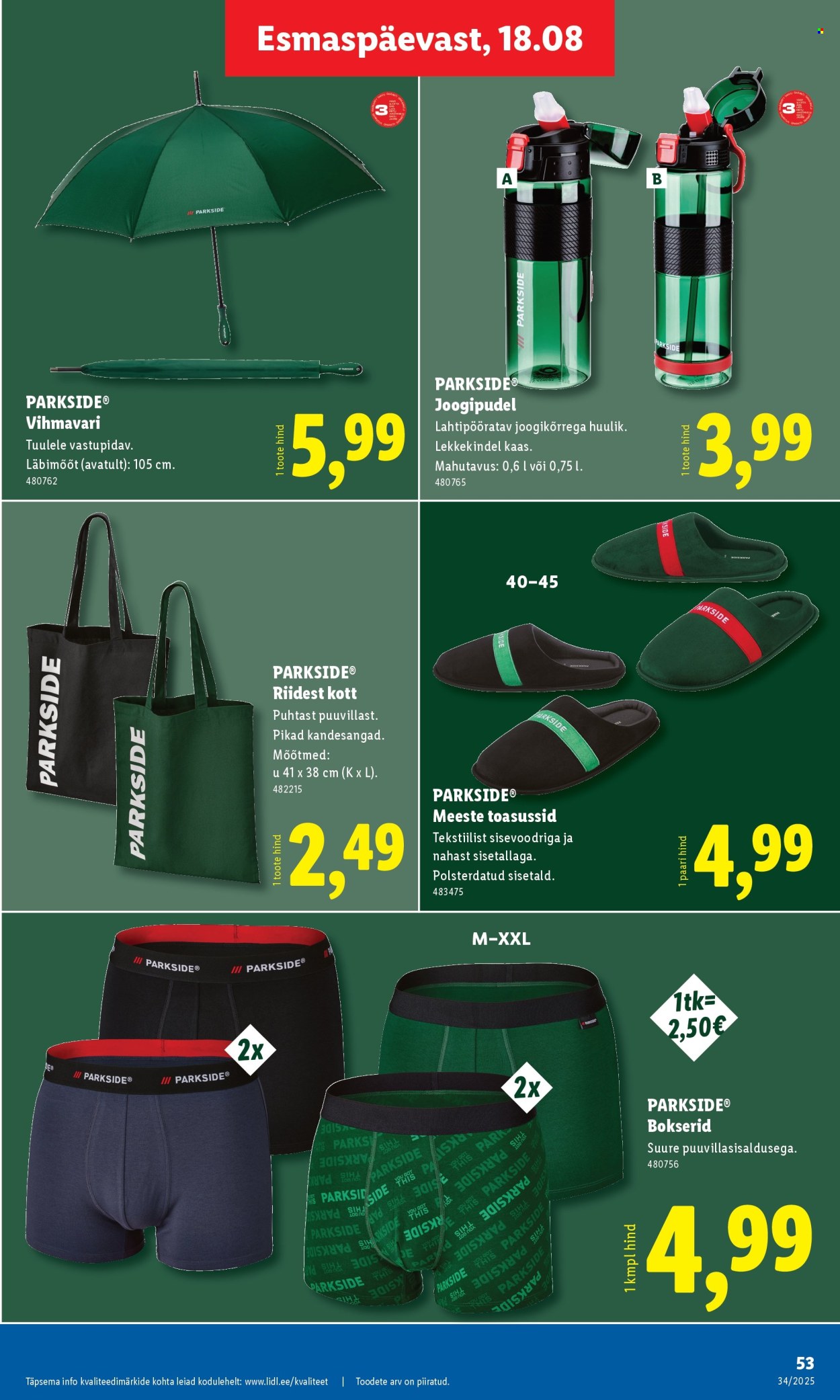 lidl - Lidl kliendileht - Nädalalõpu pakkumised (21.08 - 24.08.2025) - page: 53 lidl - Lidl kliendileht - Nädalalõpu pakkumised (21.08 - 24.08.2025) - page: 53