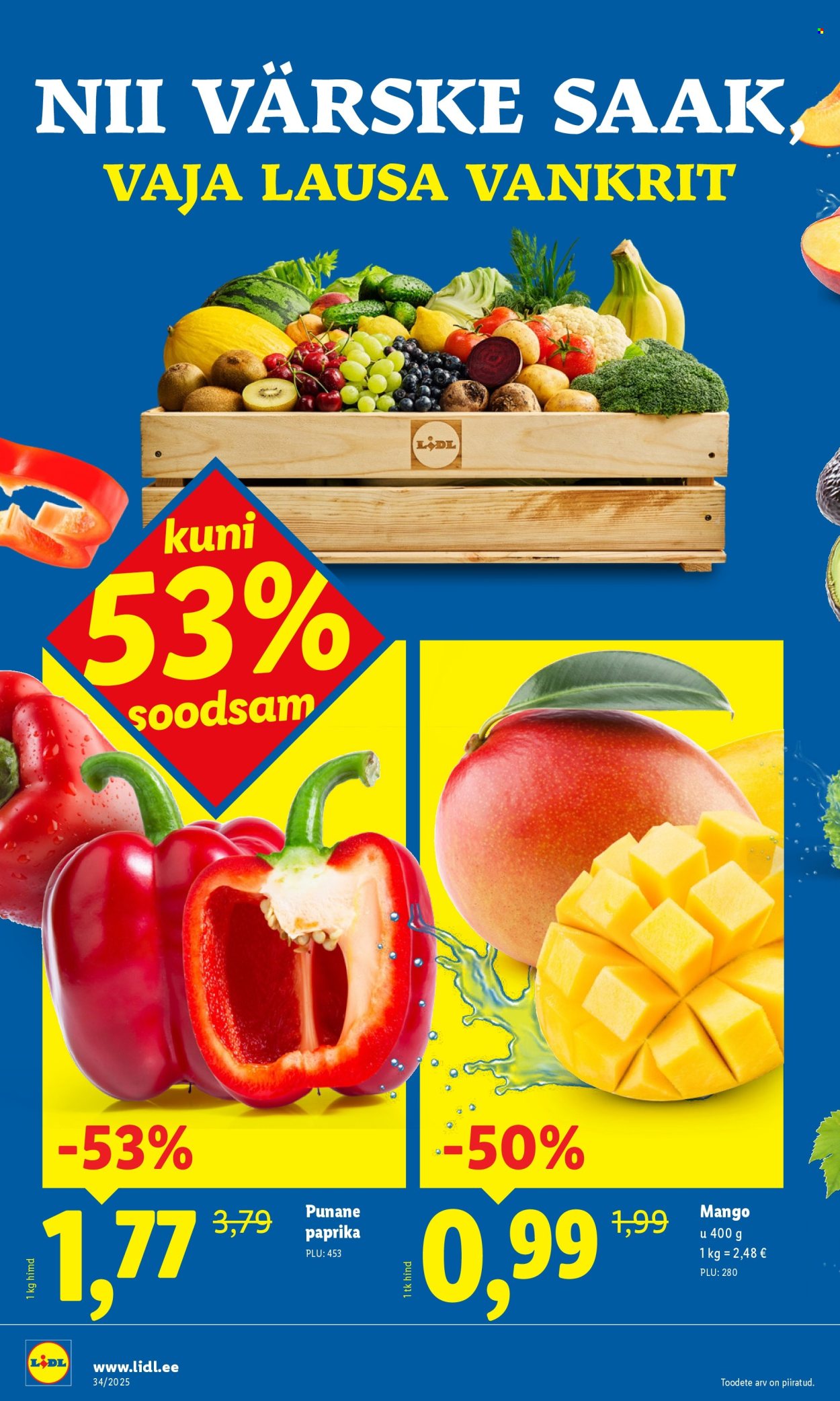 lidl - Lidl kliendileht - Nädalalõpu pakkumised (21.08 - 24.08.2025) - page: 2 lidl - Lidl kliendileht - Nädalalõpu pakkumised (21.08 - 24.08.2025) - page: 2