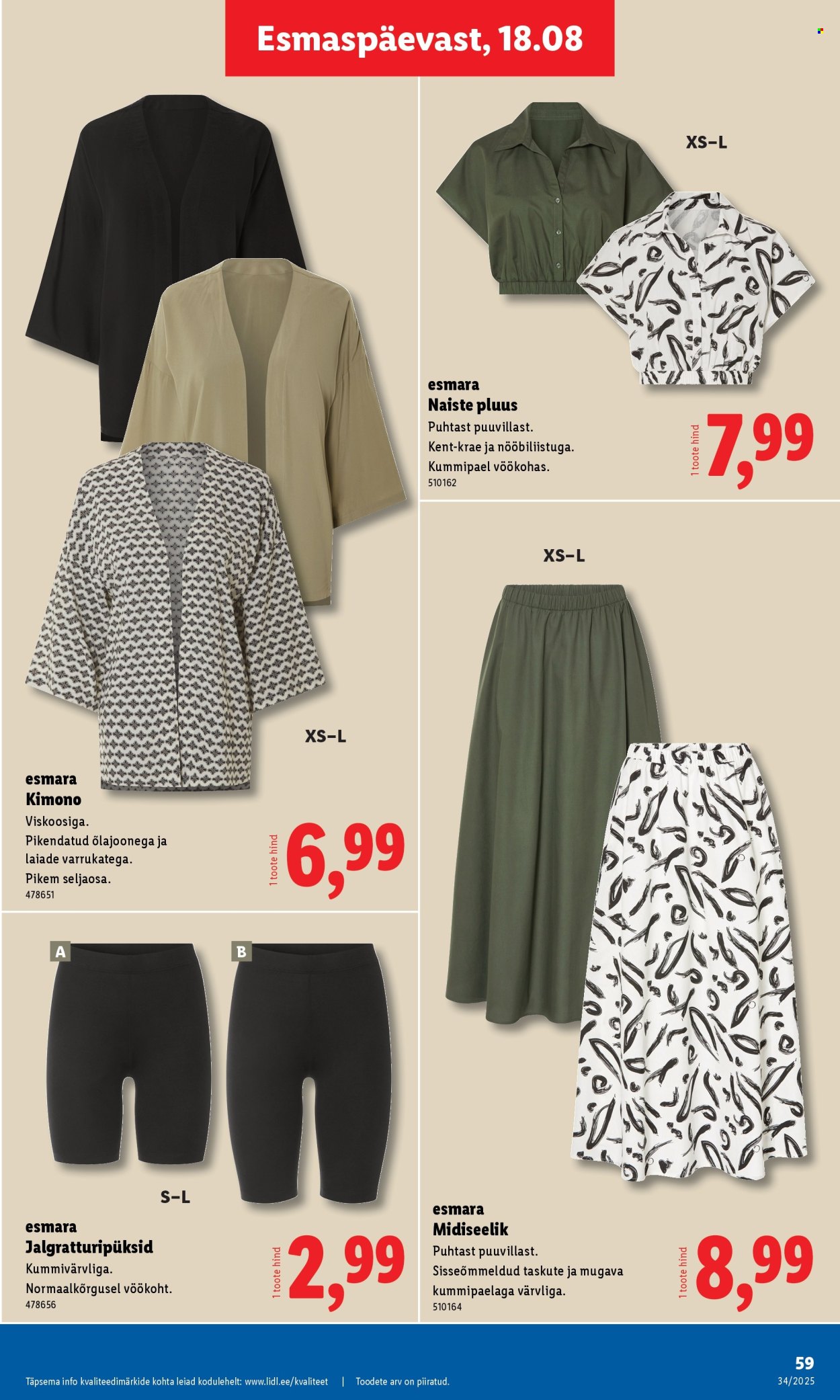 lidl - Lidl kliendileht - Nädalalõpu pakkumised (21.08 - 24.08.2025) - page: 59 lidl - Lidl kliendileht - Nädalalõpu pakkumised (21.08 - 24.08.2025) - page: 59