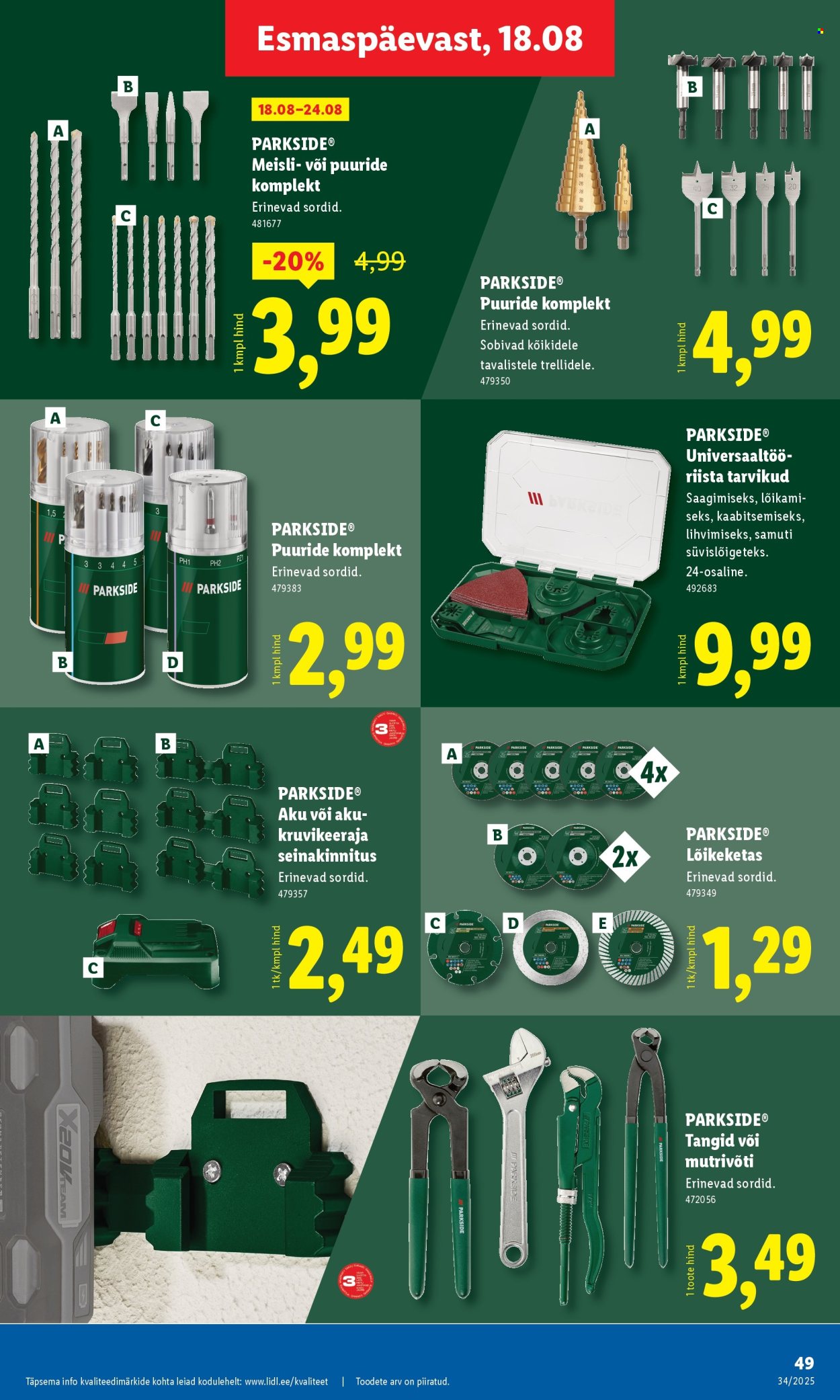 lidl - Lidl kliendileht - Nädalalõpu pakkumised (21.08 - 24.08.2025) - page: 49 lidl - Lidl kliendileht - Nädalalõpu pakkumised (21.08 - 24.08.2025) - page: 49