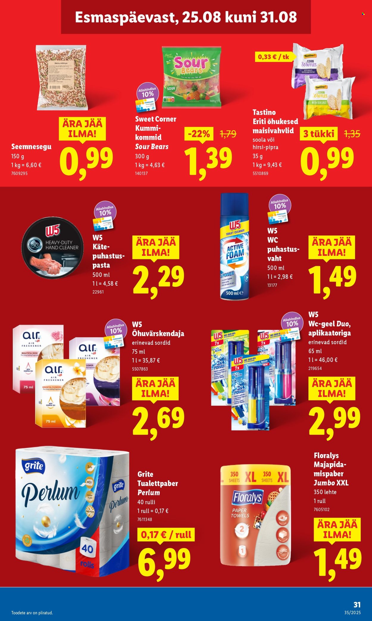lidl - Lidl kliendileht - Kliendileht (25.08 - 31.08.2025) - page: 31 lidl - Lidl kliendileht - Kliendileht (25.08 - 31.08.2025) - page: 31