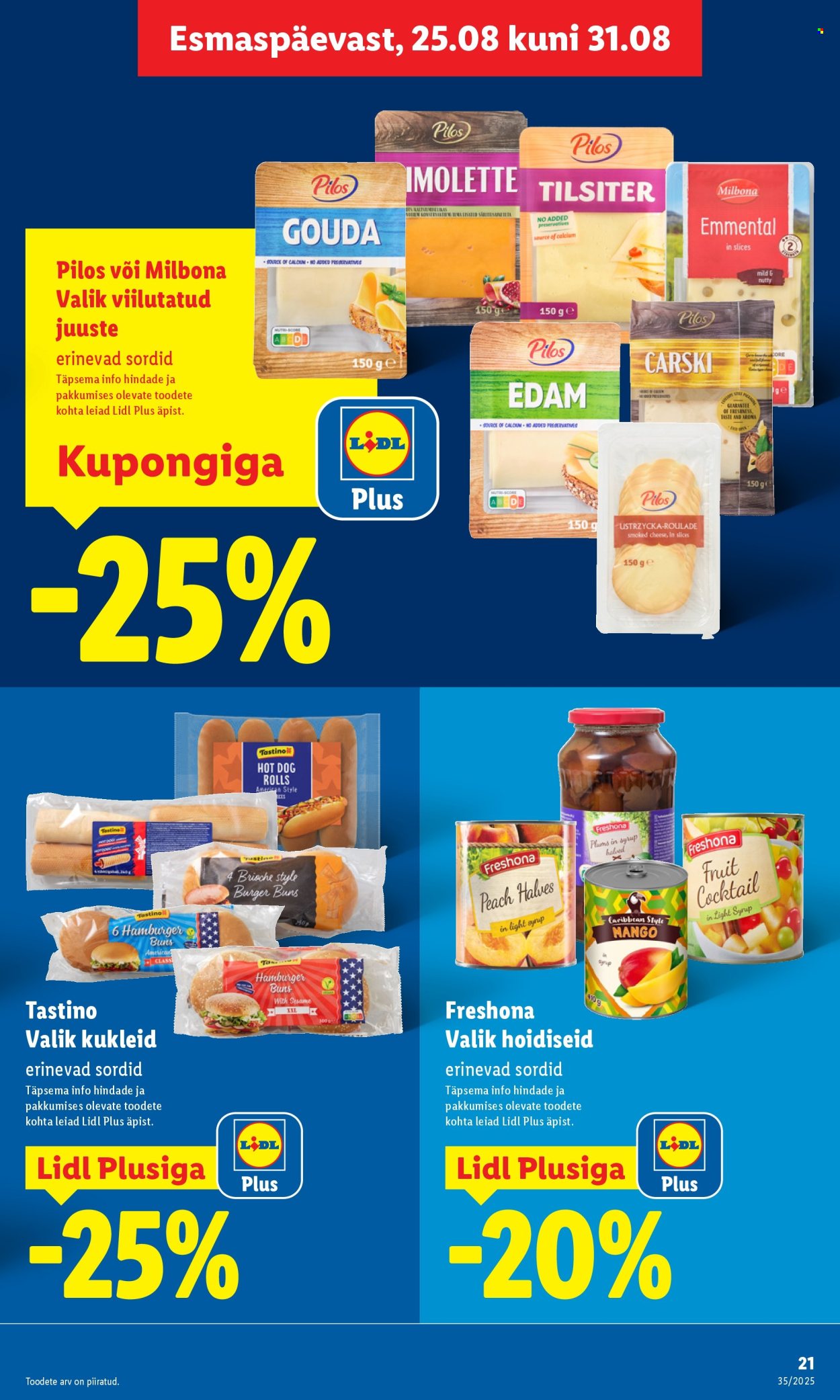 lidl - Lidl kliendileht - Kliendileht (25.08 - 31.08.2025) - page: 21 lidl - Lidl kliendileht - Kliendileht (25.08 - 31.08.2025) - page: 21