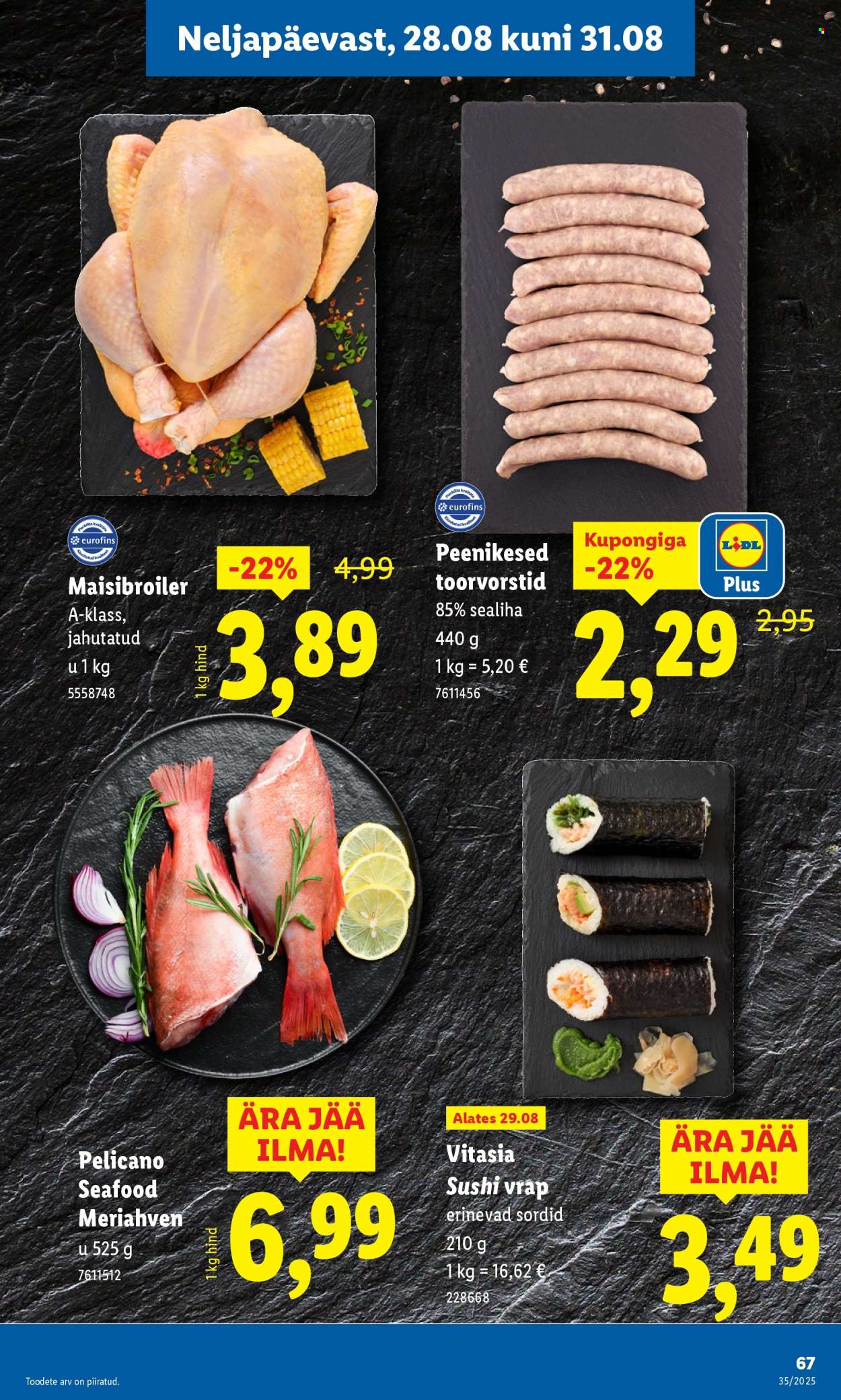 lidl - Lidl kliendileht - Kliendileht (25.08 - 31.08.2025) - page: 67 lidl - Lidl kliendileht - Kliendileht (25.08 - 31.08.2025) - page: 67