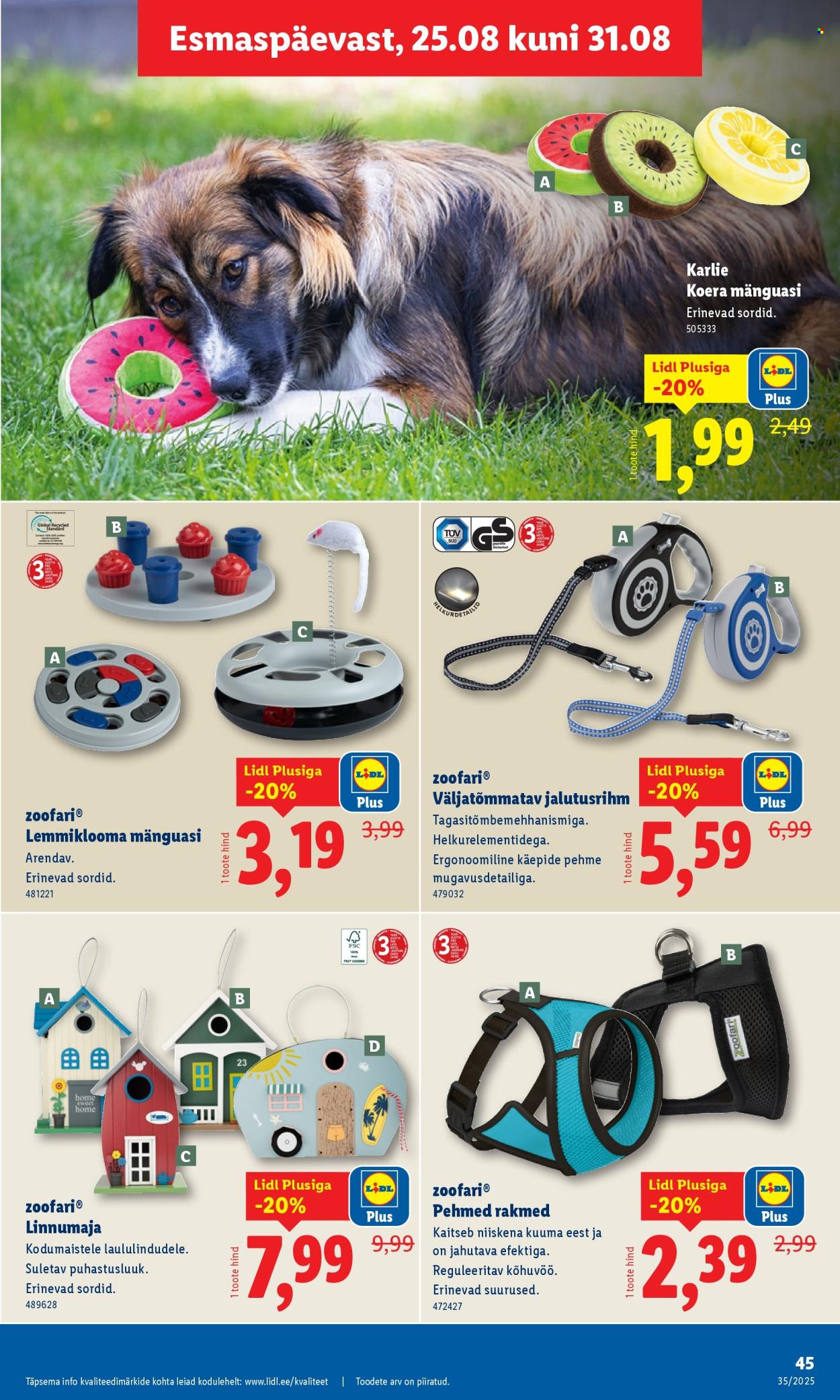 lidl - Lidl kliendileht - Kliendileht (25.08 - 31.08.2025) - page: 45 lidl - Lidl kliendileht - Kliendileht (25.08 - 31.08.2025) - page: 45