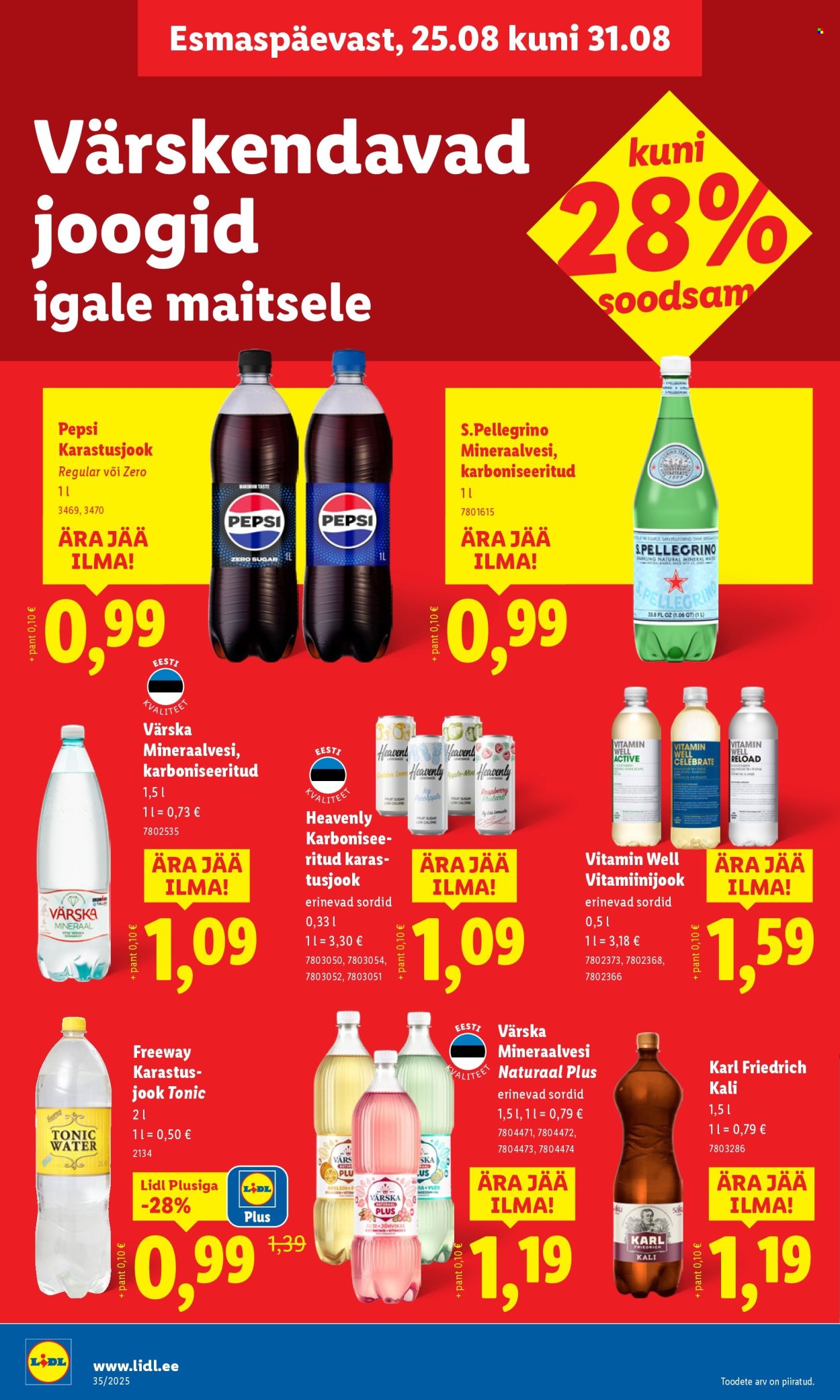 lidl - Lidl kliendileht - Kliendileht (25.08 - 31.08.2025) - page: 28 lidl - Lidl kliendileht - Kliendileht (25.08 - 31.08.2025) - page: 28