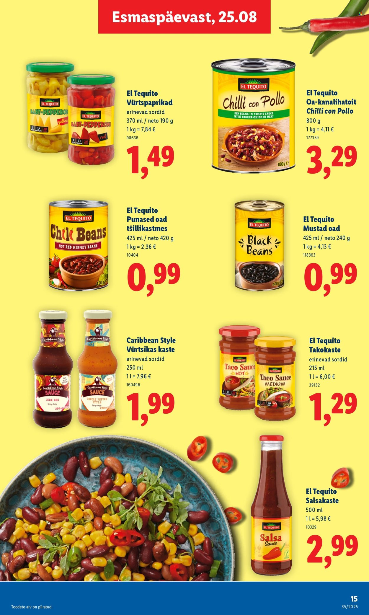 lidl - Lidl kliendileht - Kliendileht (25.08 - 31.08.2025) - page: 15 lidl - Lidl kliendileht - Kliendileht (25.08 - 31.08.2025) - page: 15