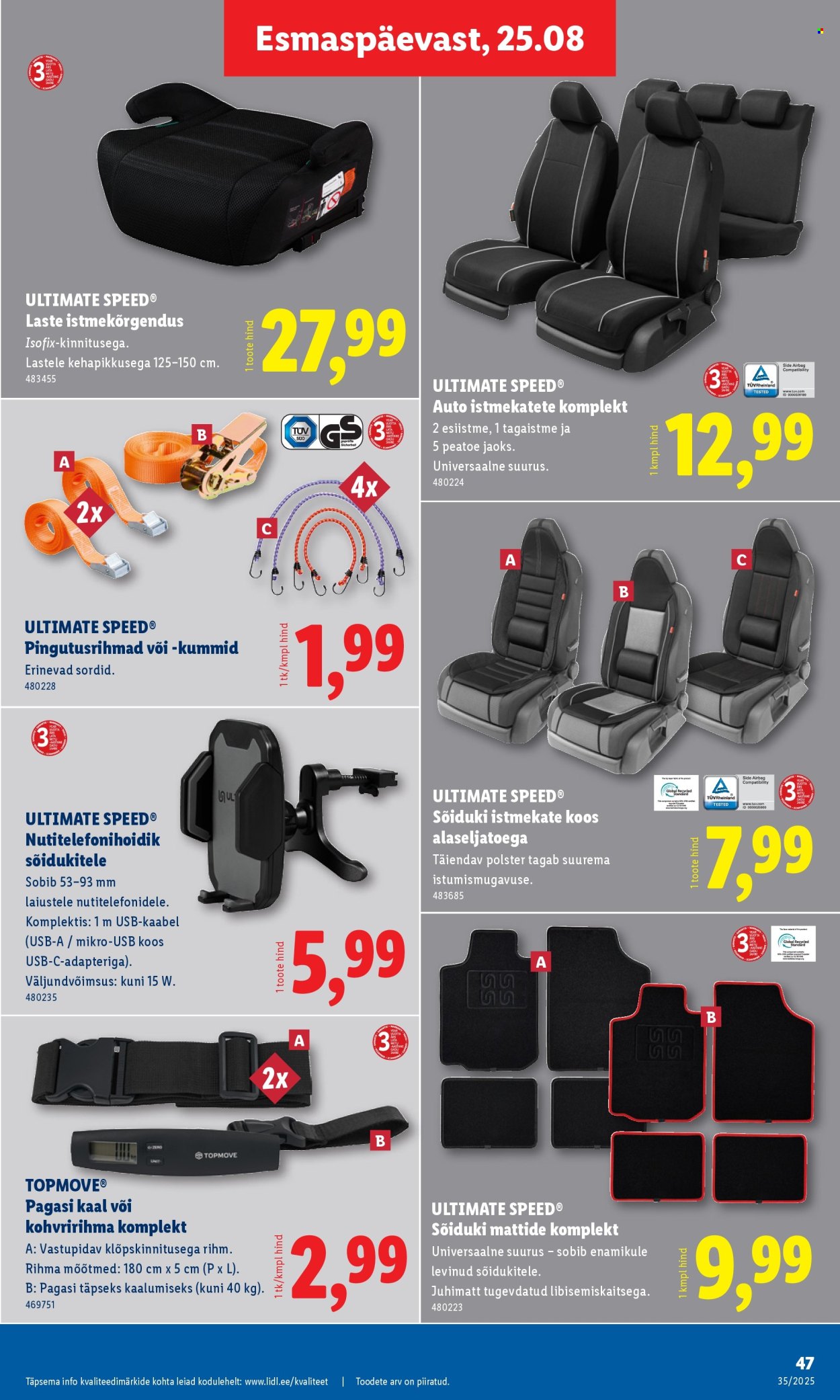 lidl - Lidl kliendileht - Kliendileht (25.08 - 31.08.2025) - page: 47 lidl - Lidl kliendileht - Kliendileht (25.08 - 31.08.2025) - page: 47