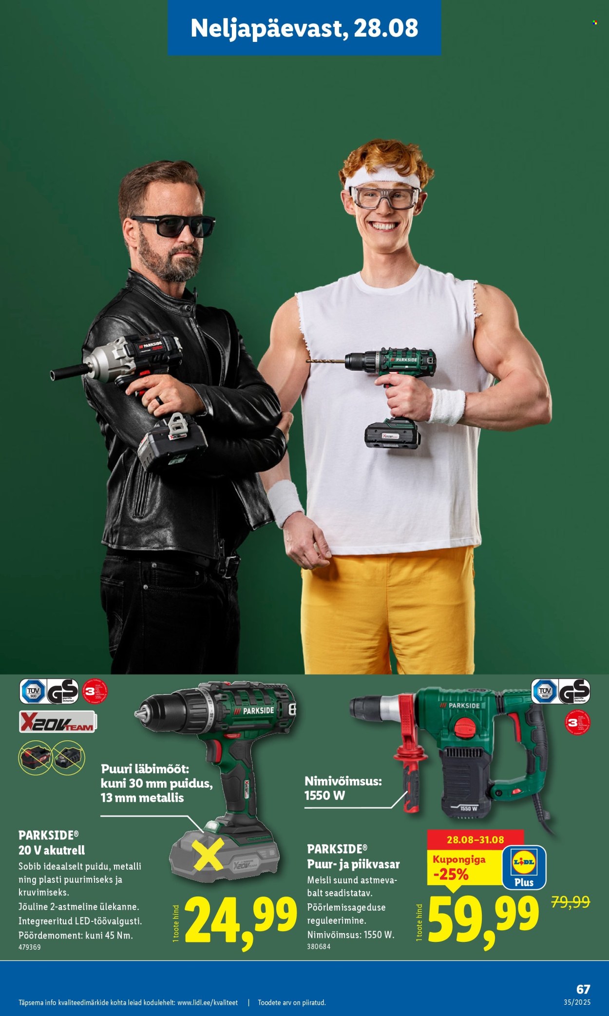 lidl - Lidl kliendileht - Nädalalõpu pakkumised (28.08 - 31.08.2025) - page: 67 lidl - Lidl kliendileht - Nädalalõpu pakkumised (28.08 - 31.08.2025) - page: 67