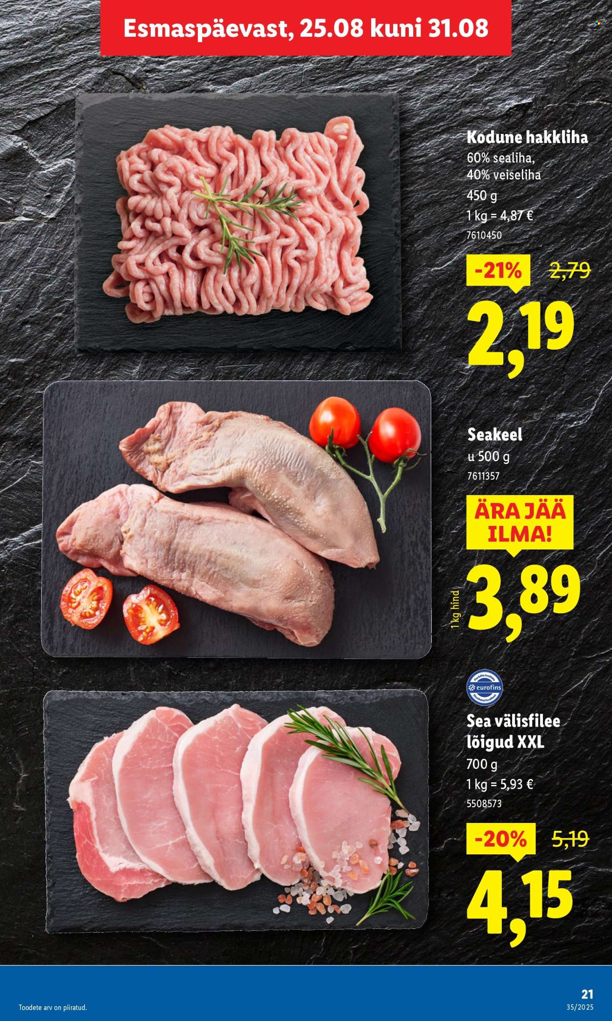 lidl - Lidl kliendileht - Nädalalõpu pakkumised (28.08 - 31.08.2025) - page: 21 lidl - Lidl kliendileht - Nädalalõpu pakkumised (28.08 - 31.08.2025) - page: 21