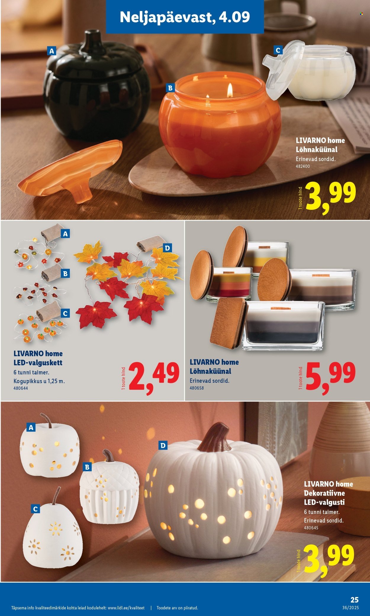 lidl - Lidl kliendileht - Tööstuskaupade pakkumised (1.09 - 7.09.2025) - page: 25