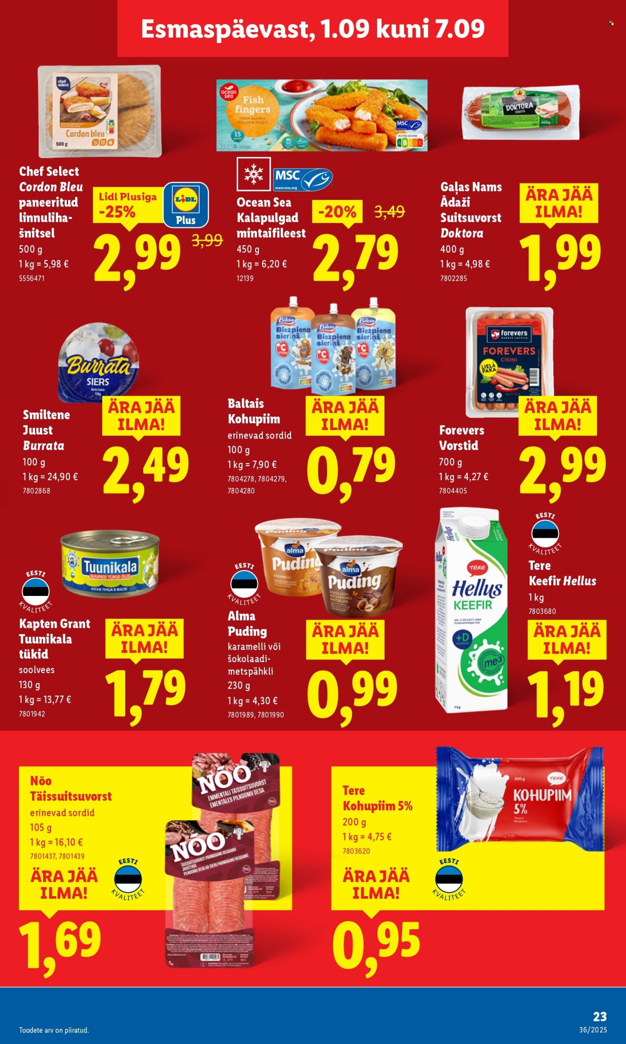 lidl - Lidl kliendileht - Kliendileht (1.09 - 7.09.2025) - page: 23