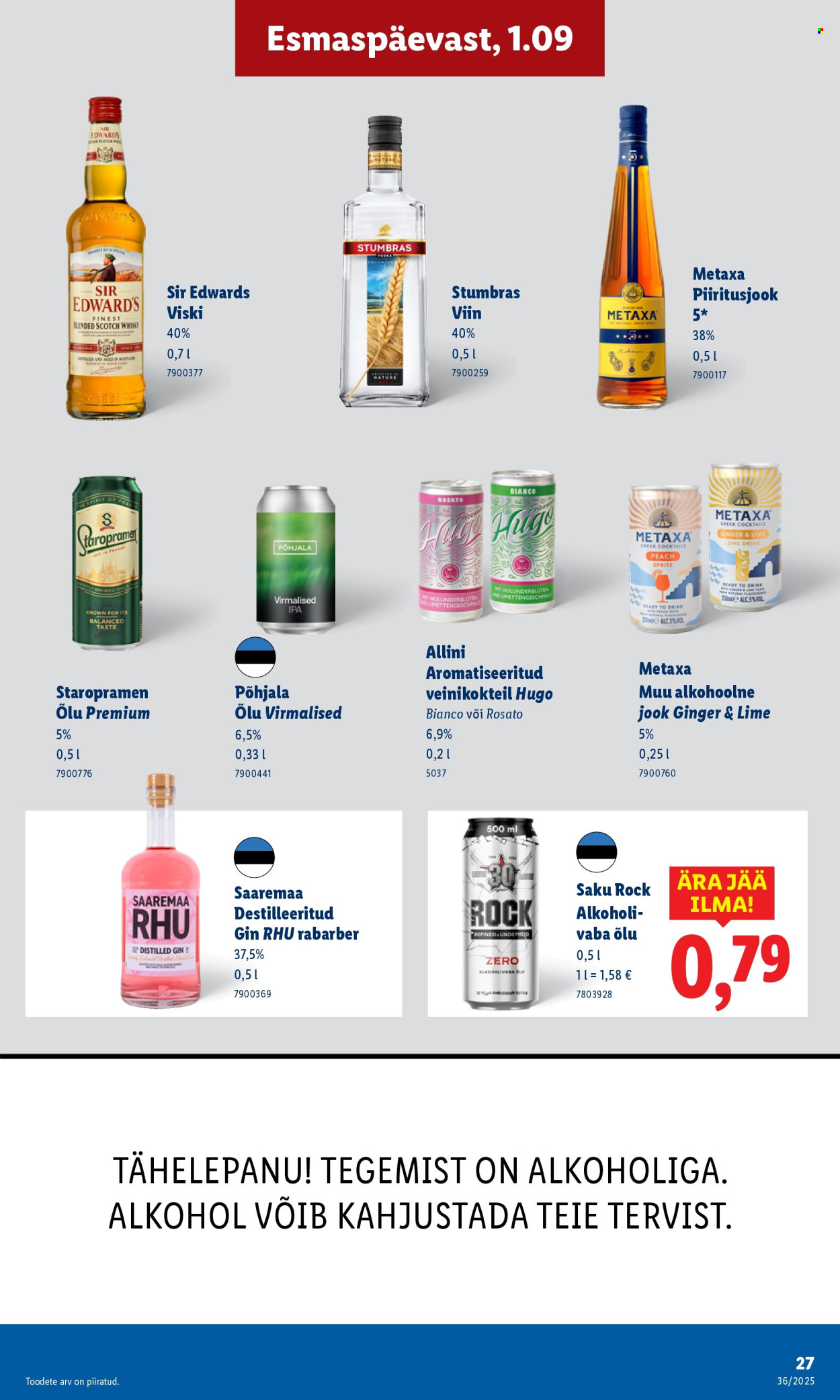 lidl - Lidl kliendileht - Kliendileht (1.09 - 7.09.2025) - page: 27