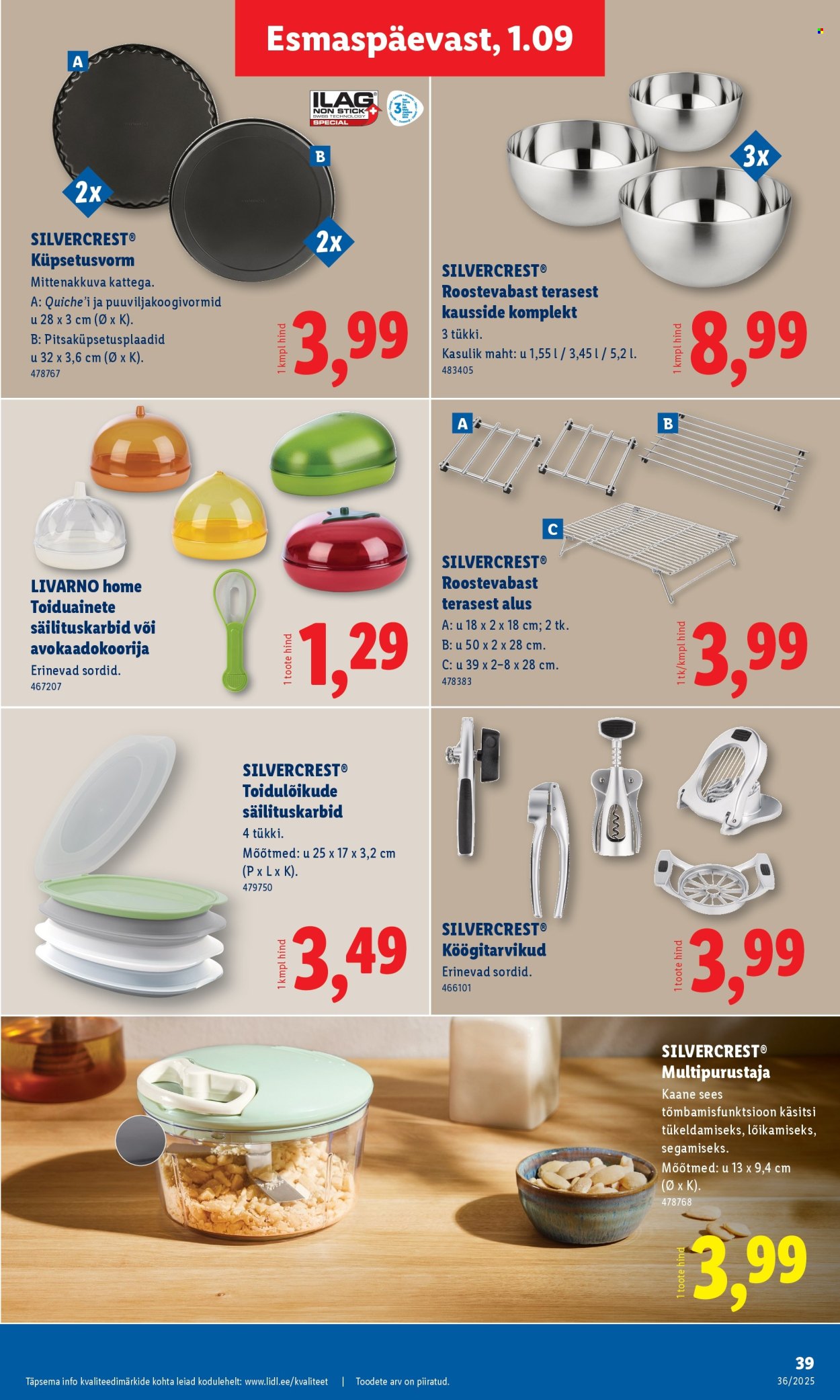 lidl - Lidl kliendileht - Kliendileht (1.09 - 7.09.2025) - page: 39