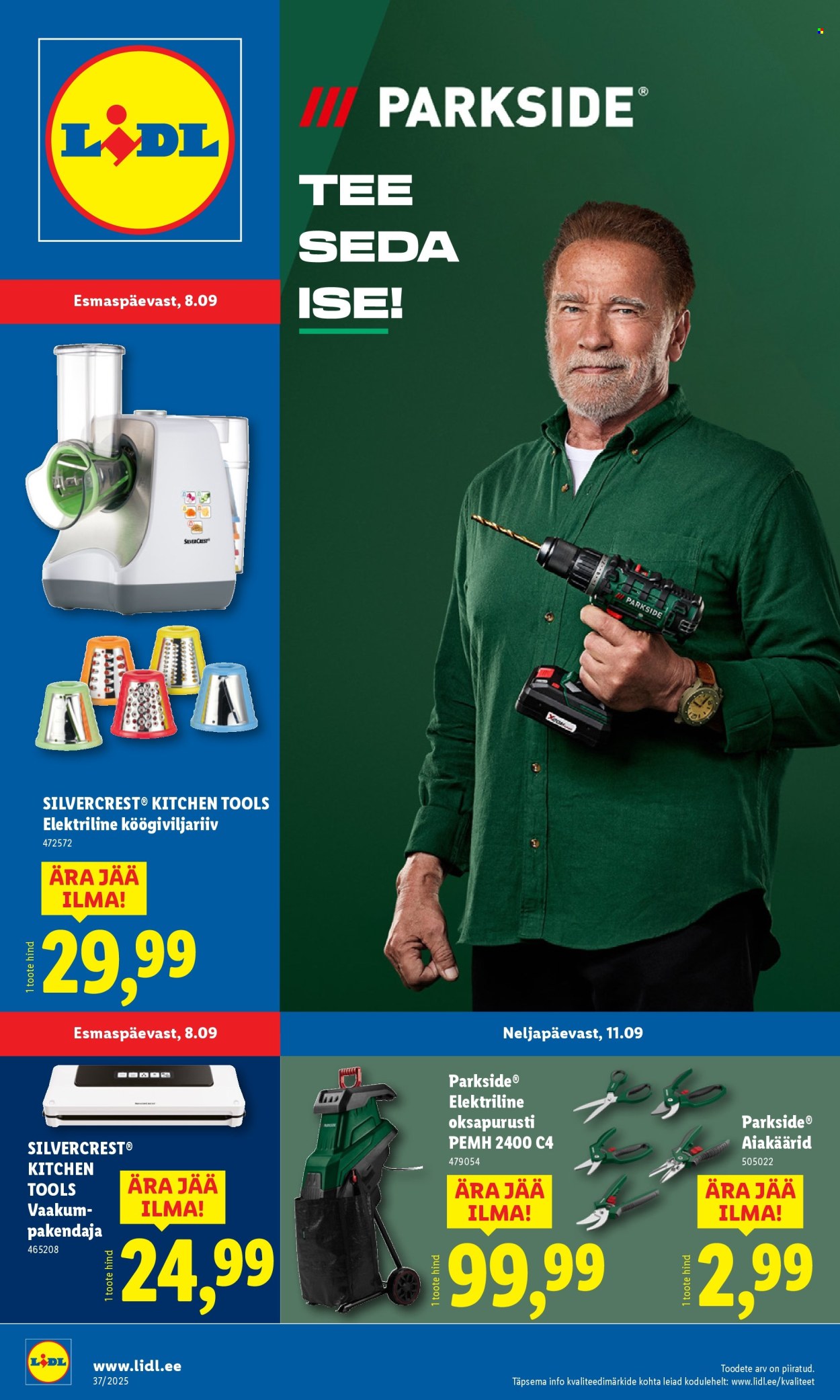 lidl - Lidl kliendileht - Tööstuskaupade pakkumised (8.09 - 14.09.2025)